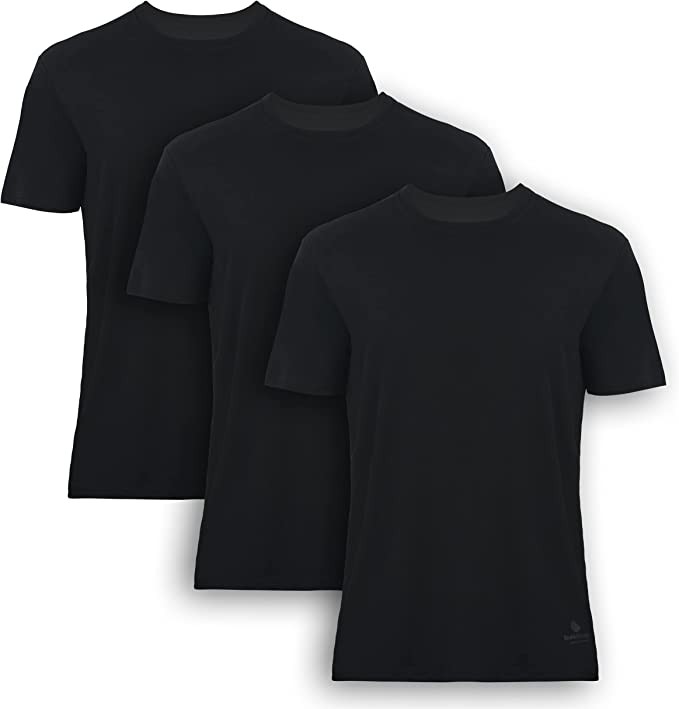 Men's Bamboo Crew Neck Undershirts 3-Pack