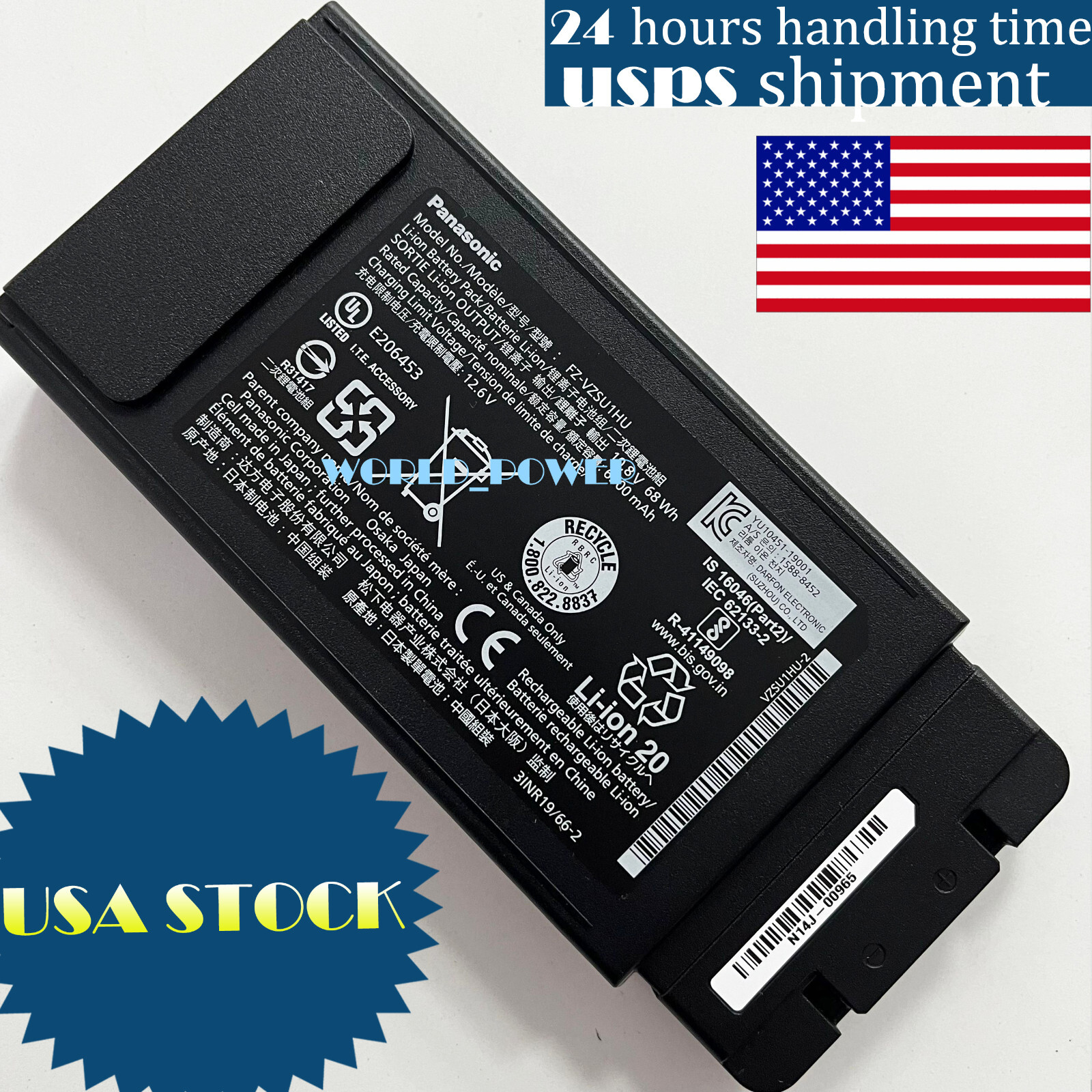 New Genuine FZ-VZSU1HU battery For PANASONIC TOUGHBOOK FZ-55 Mk1 and Mk2 models New Genuine FZ-VZSU1HU battery For PANASONIC TOUGHBOOK FZ-55 Mk1 and Mk2 models