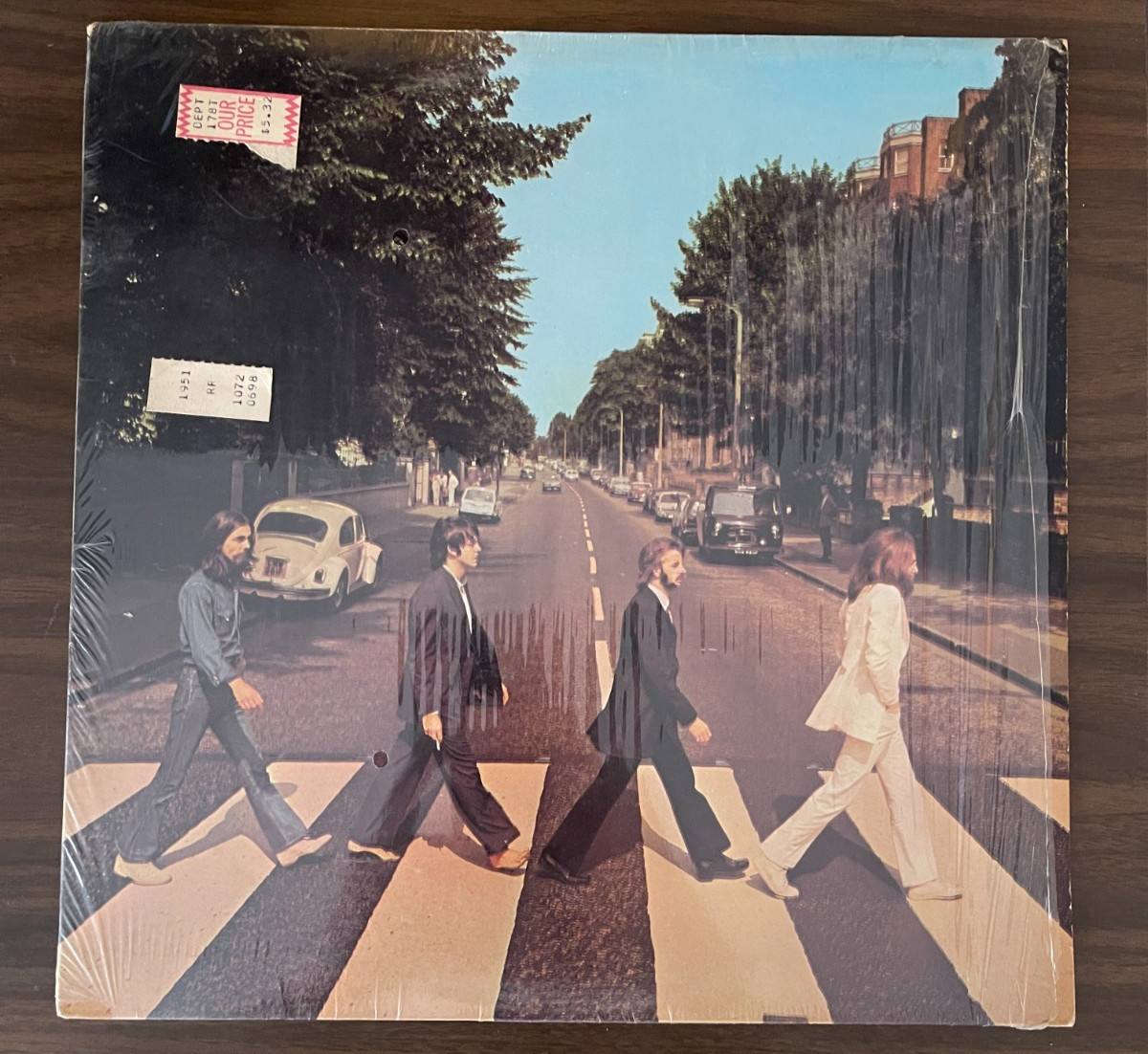THE BEATLES ABBEY ROAD ULTRA RARE 1969 RCA CONTRACT PRESS LP IN SHRINK