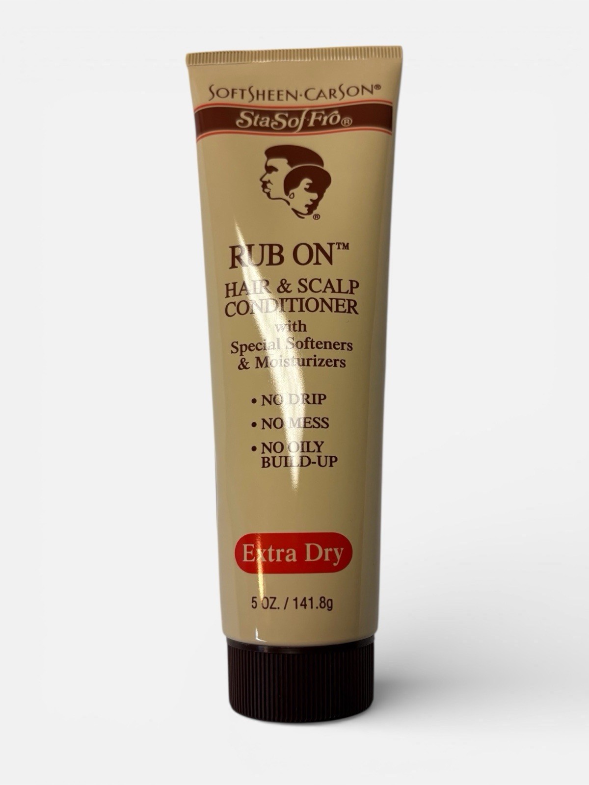 SoftSheen Carson Sta Sof Fro Rub On Hair Scalp Conditioner Extra Dry 5oz NEW