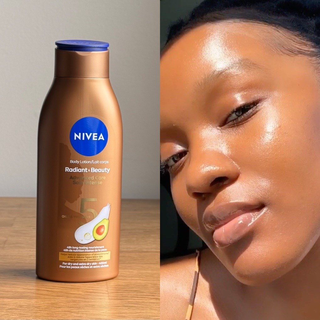 Nivea Radiant & BEAUTY Advance Care Body Lotion. Smooth, Anti Stretch Marks X 1 Nivea Radiant & BEAUTY Advance Care Body Lotion. Smooth, Anti Stretch Marks X 1