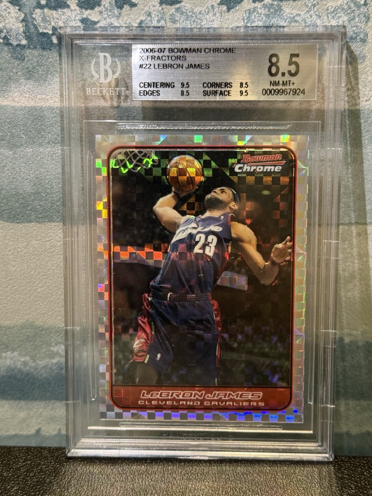 2006 Bowman Chrome LeBron James XFRACTOR /150- Rare/low Pop.