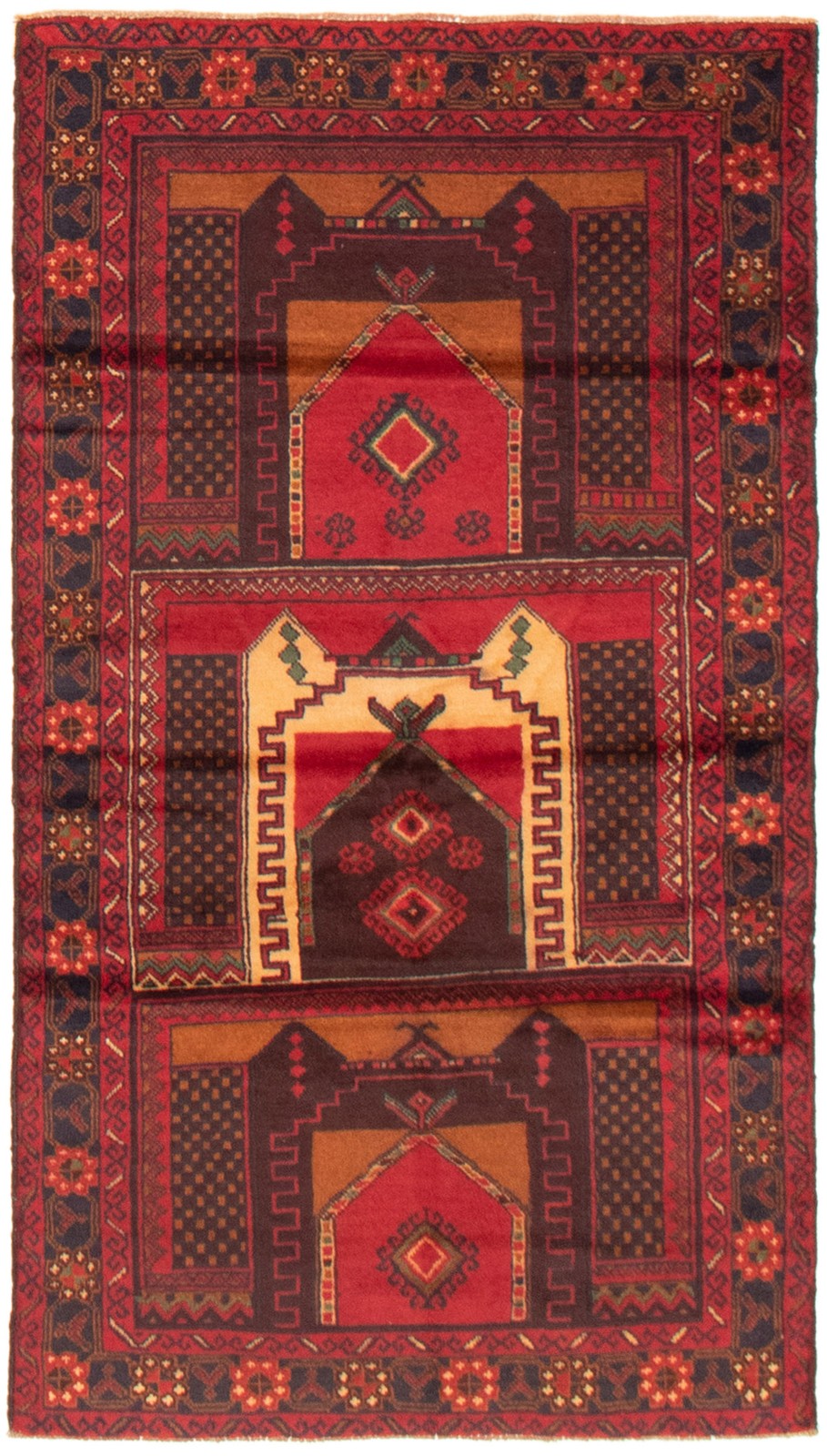 Traditional Vintage Hand-Knotted Area Rug 3\'3\