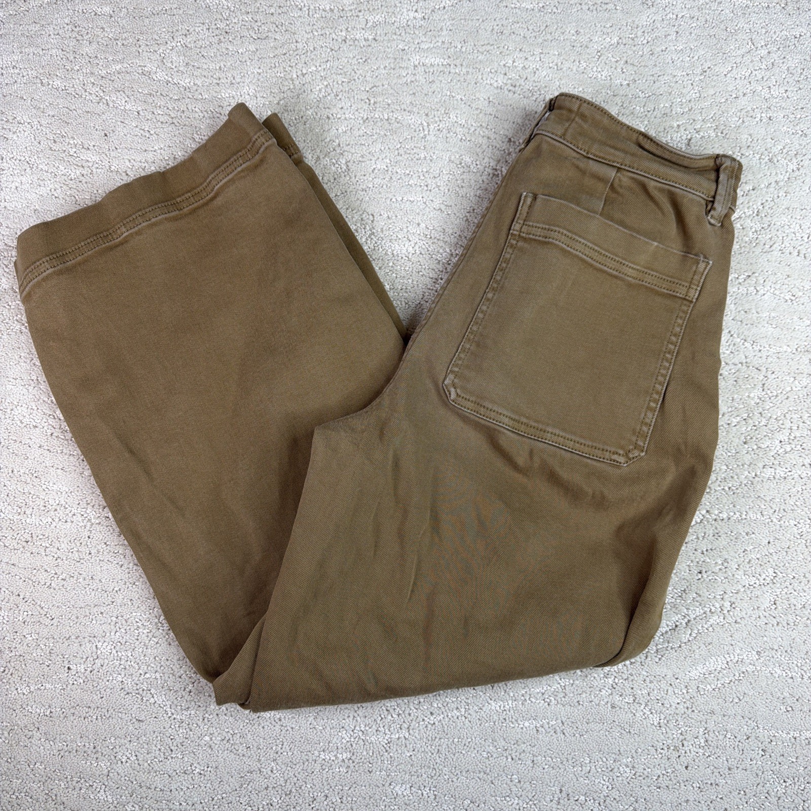 Women’s Everlane Size 4 Brown Wide Leg Cropped Pants Women’s Everlane Size 4 Brown Wide Leg Cropped Pants