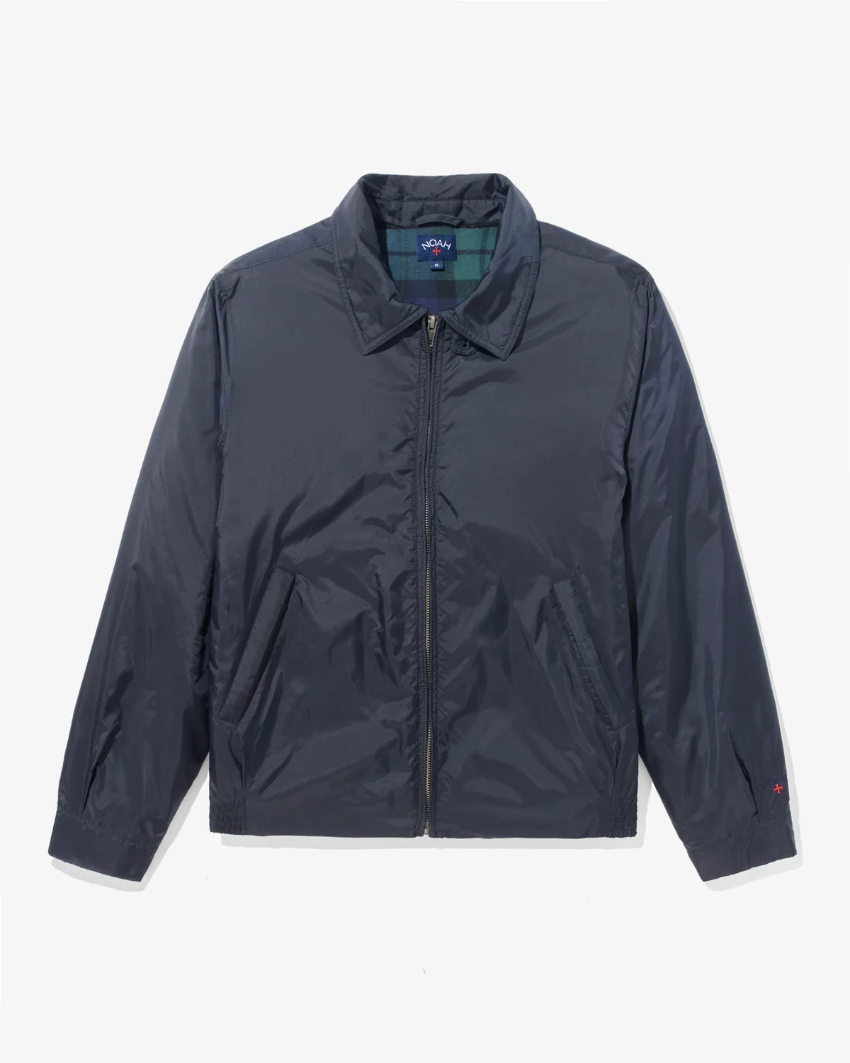 Noah Zip Up Nylon Mechanic Jacket Navy Blue Size Medium NWT