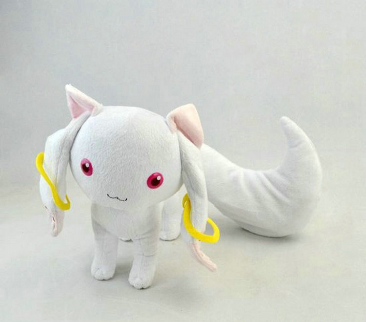 9'' Puella Magi Madoka Magica Magic Kyubey Qbay Cat Soft Stuffed Plush Doll Toy 9'' Puella Magi Madoka Magica Magic Kyubey Qbay Cat Soft Stuffed Plush Doll Toy