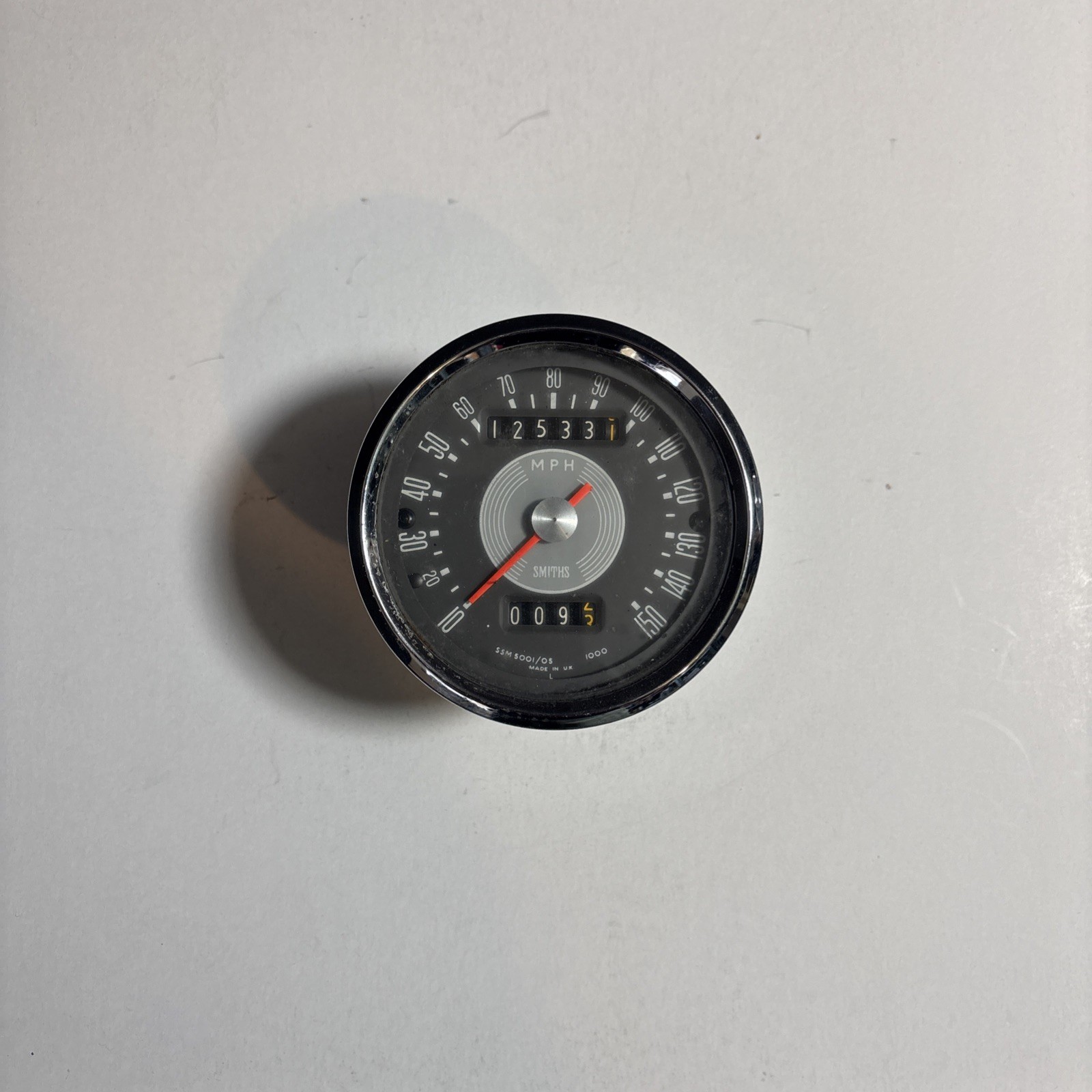 Genuine Smiths Speedometer SSM 5001/05 150 MPH Gray Face BSA 1967 - 1969 U.K.
