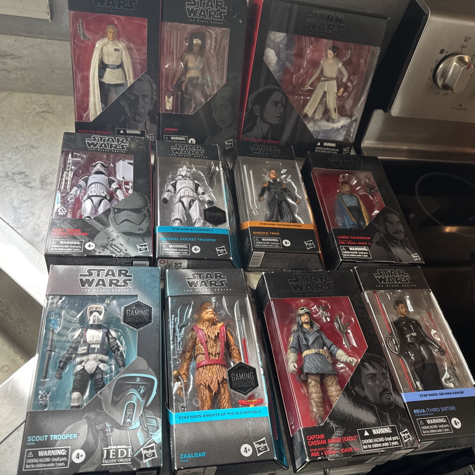 Hasbro Star Wars Black Series Lot Of 11 New Fast Ship