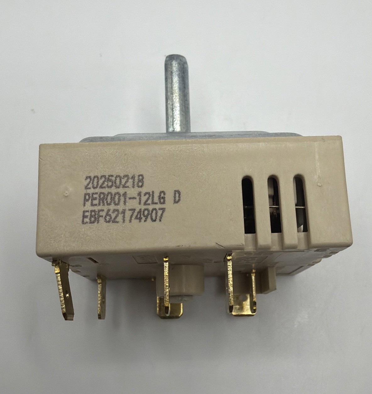 EBF62174907 Infinite Control Switch for LG Range Surface Element PER001-12LG D EBF62174907 Infinite Control Switch for LG Range Surface Element PER001-12LG D