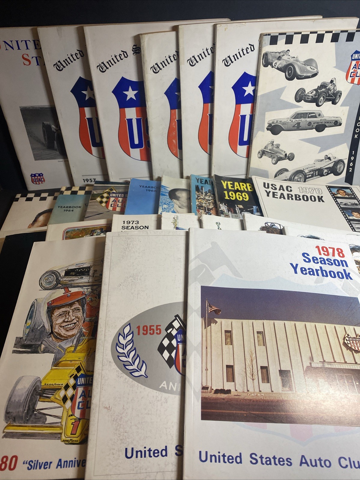 Automotive Racing History: United States Auto Club 1956-1980 Full Set / FKY Automotive Racing History: United States Auto Club 1956-1980 Full Set / FKY