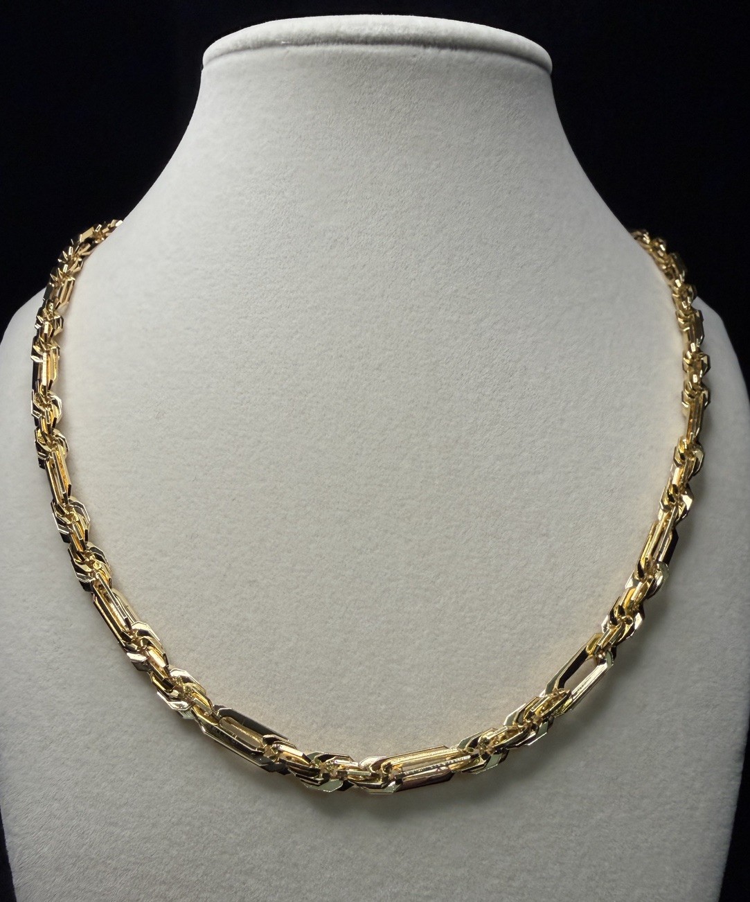 Figarope Milano 20in 5MM 14K Stamped Gold Premium finish necklace Brand New Figarope Milano 20in 5MM 14K Stamped Gold Premium finish necklace Brand New