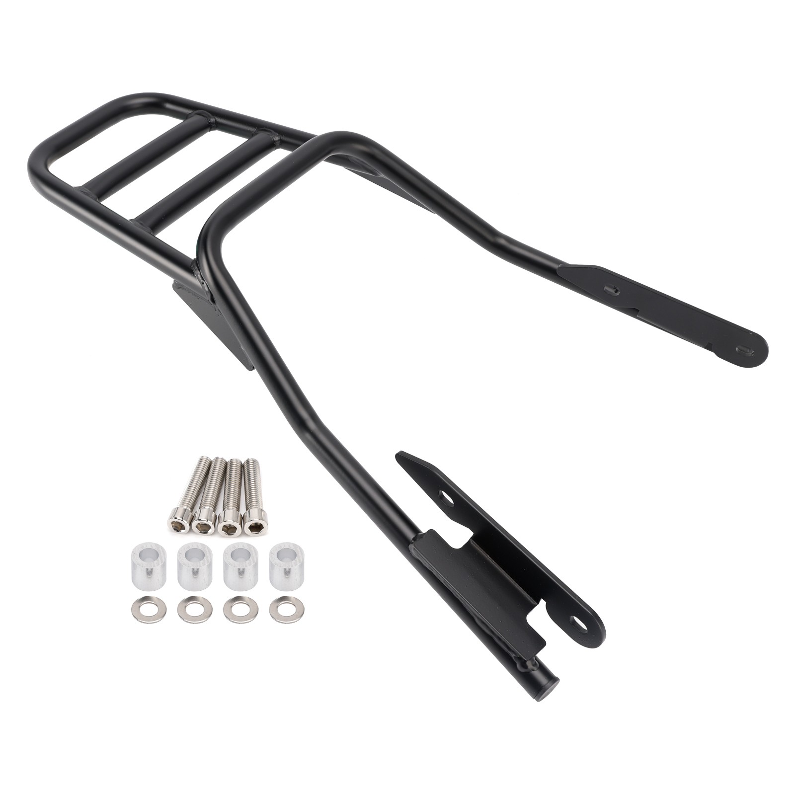 Rear Rack Luggage Carrier w/ Seat Rail For Trident 660 2021-2022 2023 2024 2025