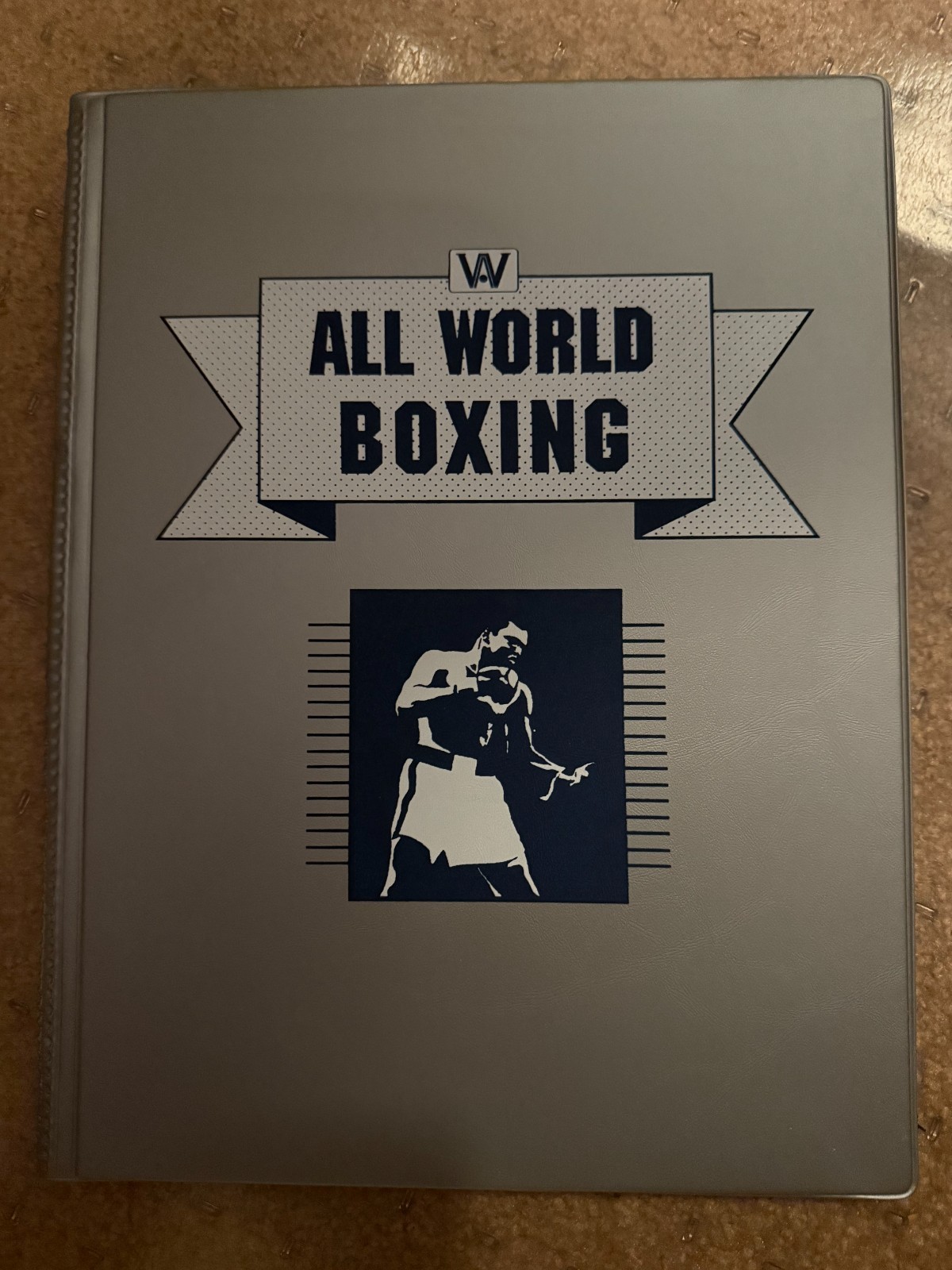ALL WORLD BOXING CARD BINDER