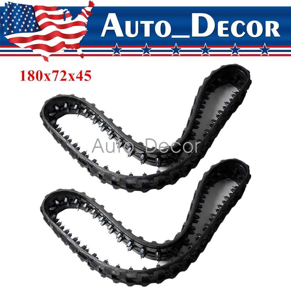 Set Of 2 For Bobcat Rubber Track MT-100 MT-85 MT100 MT85 180x72x45
