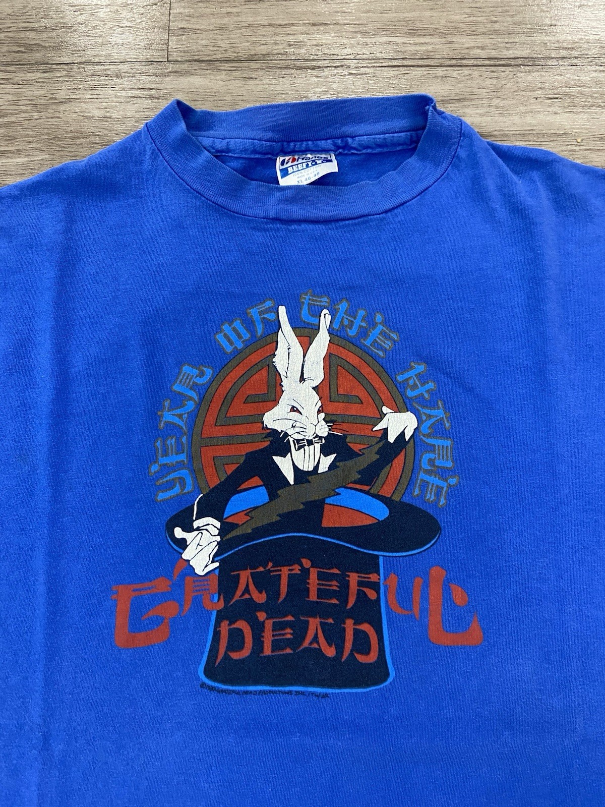 Vintage 1987 Grateful Dead Year Of The Hate T Shirt Size XL 80s Rare SS Vintage 1987 Grateful Dead Year Of The Hate T Shirt Size XL 80s Rare SS