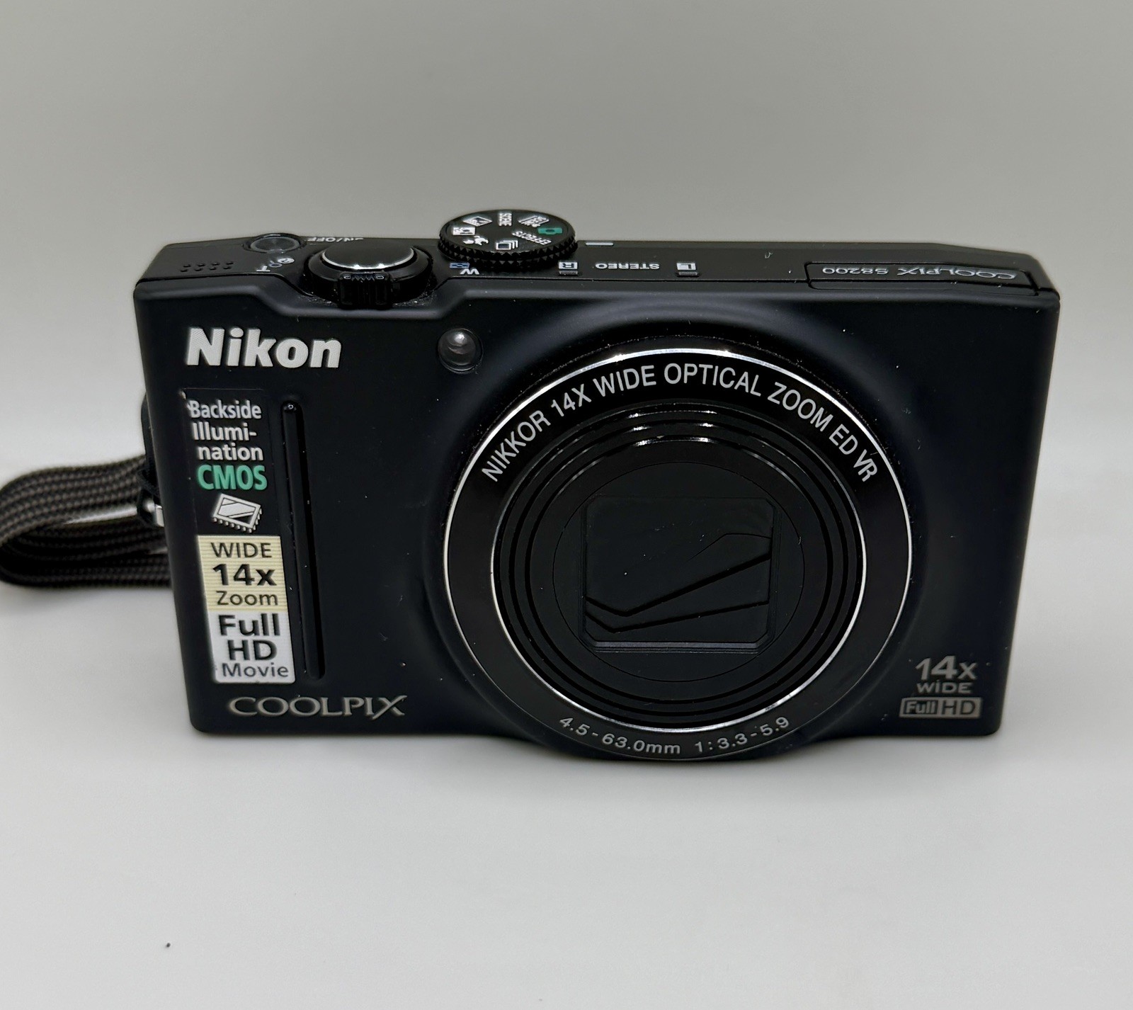 Nikon COOLPIX S8200 Digital Camera and Case | 16.1MP | TESTED EEXTRA BATTERY