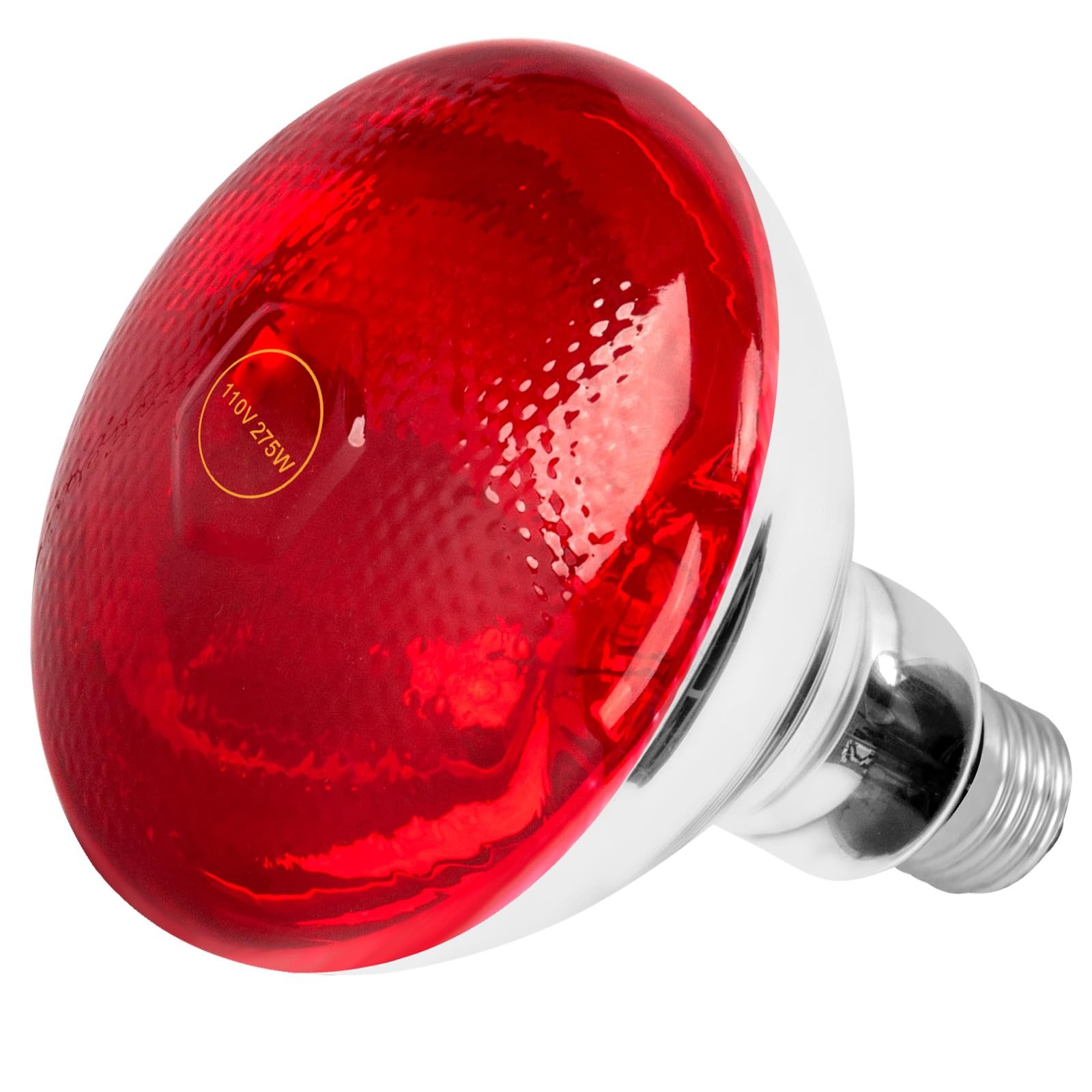 Hoakya 275W Infrared Light Bulb, Fits Red Heat Lamp Device E26/E27 Base