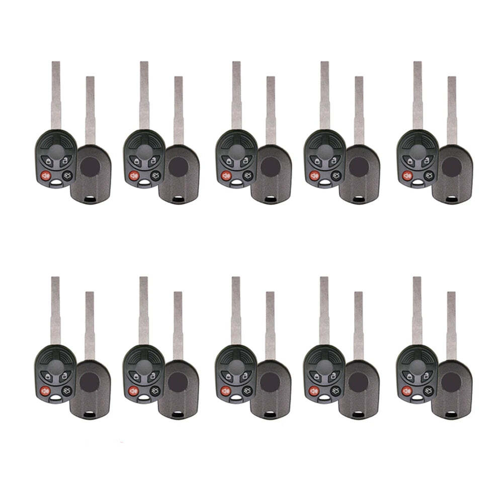 New Replacement for Ford 2012 - 2019 Remote Key 4B OUCD6000022 HU101 (10 Pack)