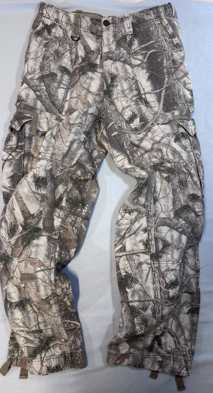 Abercrombie & Fitch camo cargo pants mens 32W 34L