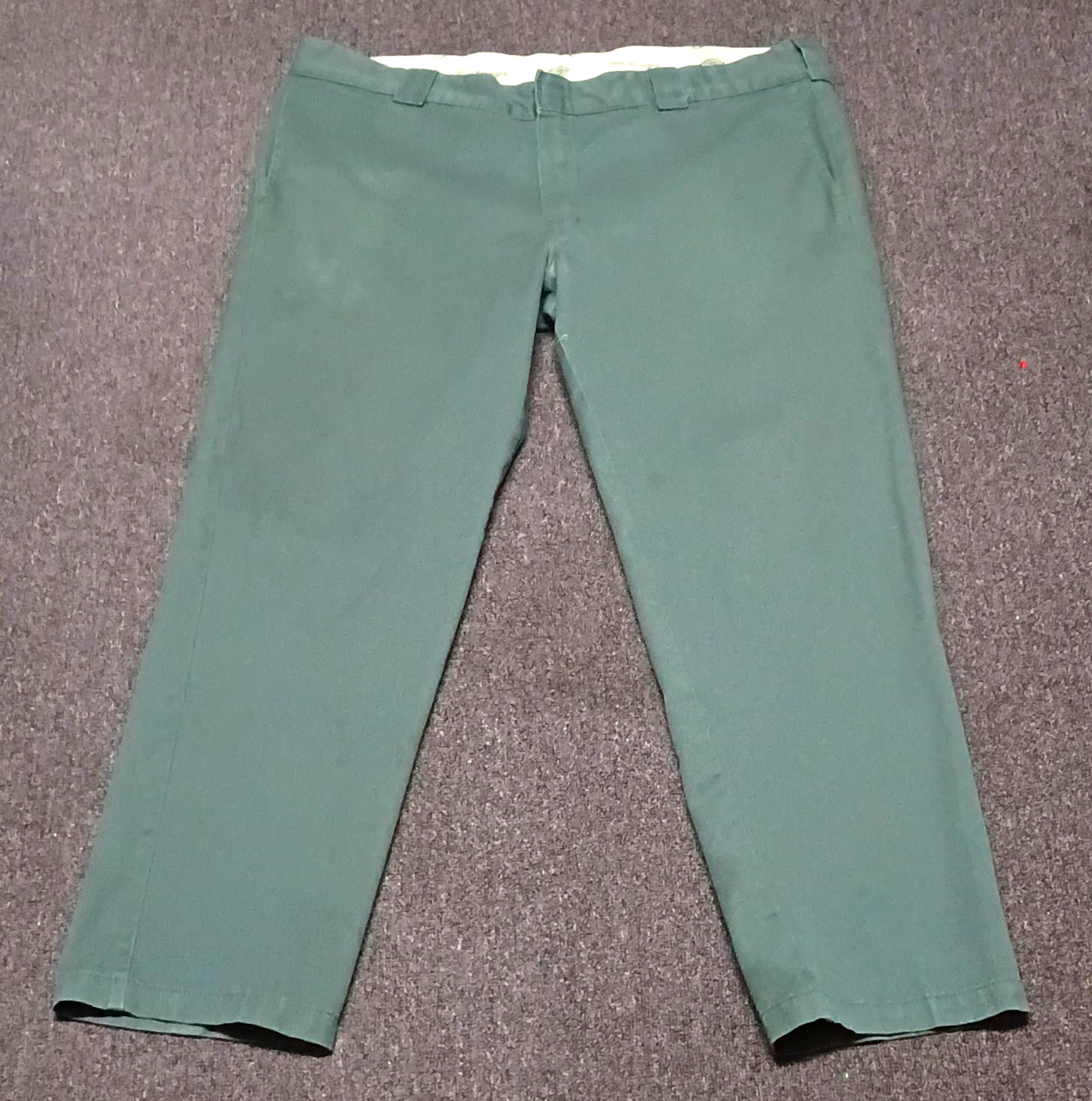 Dickies Boys Slim Straight Work Pants Olive Green 21x30