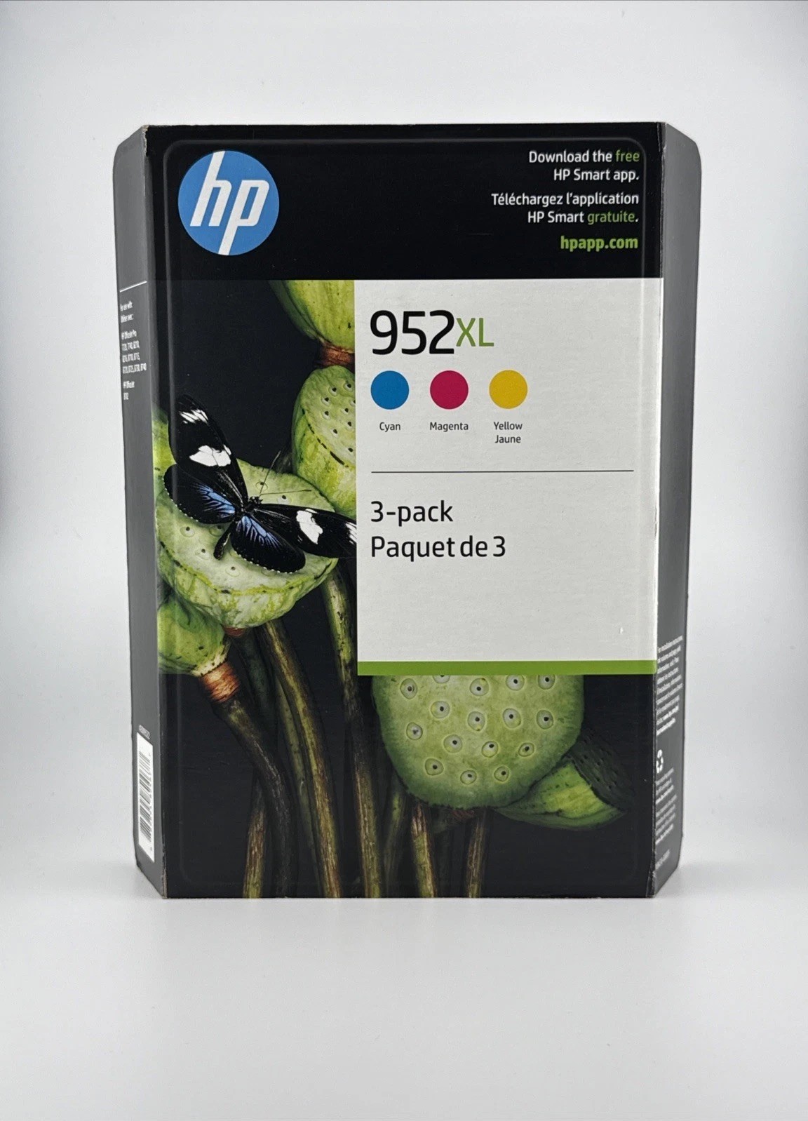 Genuine HP 952XL Cyan/Magenta/Yellow Ink Cartridges 3-Pack EXP NOVEMBER 2024 NEW