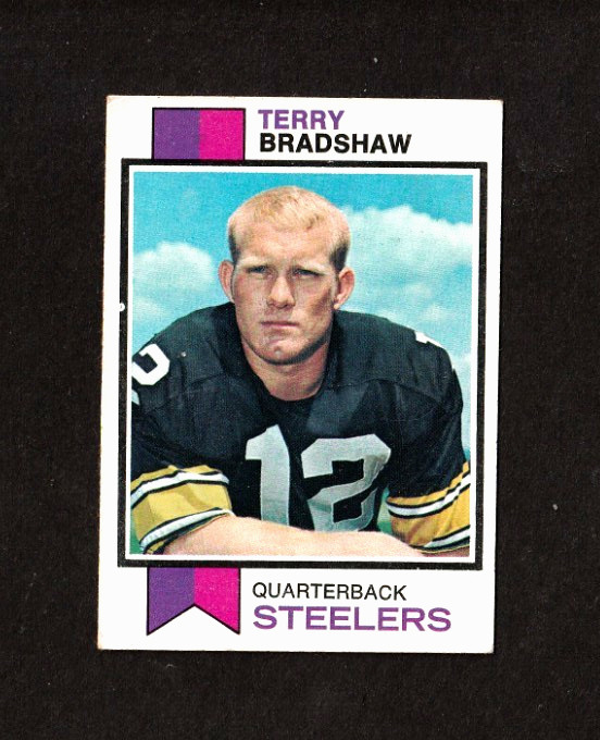 1973 Topps Football Terry Bradshaw #15 HOF Ex+/Nm Pittsburg Steelers 1973 Topps Football Terry Bradshaw #15 HOF Ex+/Nm Pittsburg Steelers