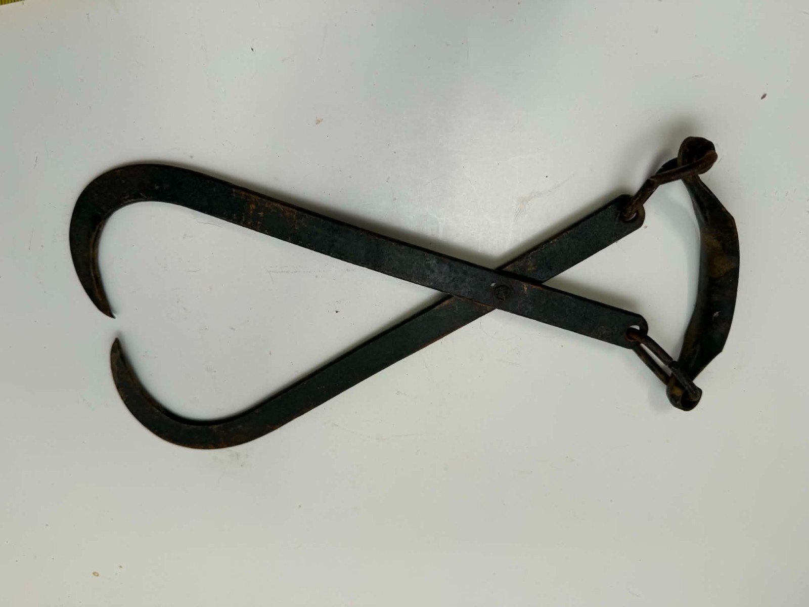 Antique VTG Rustic Ice Block Hook Decorative Restoration
