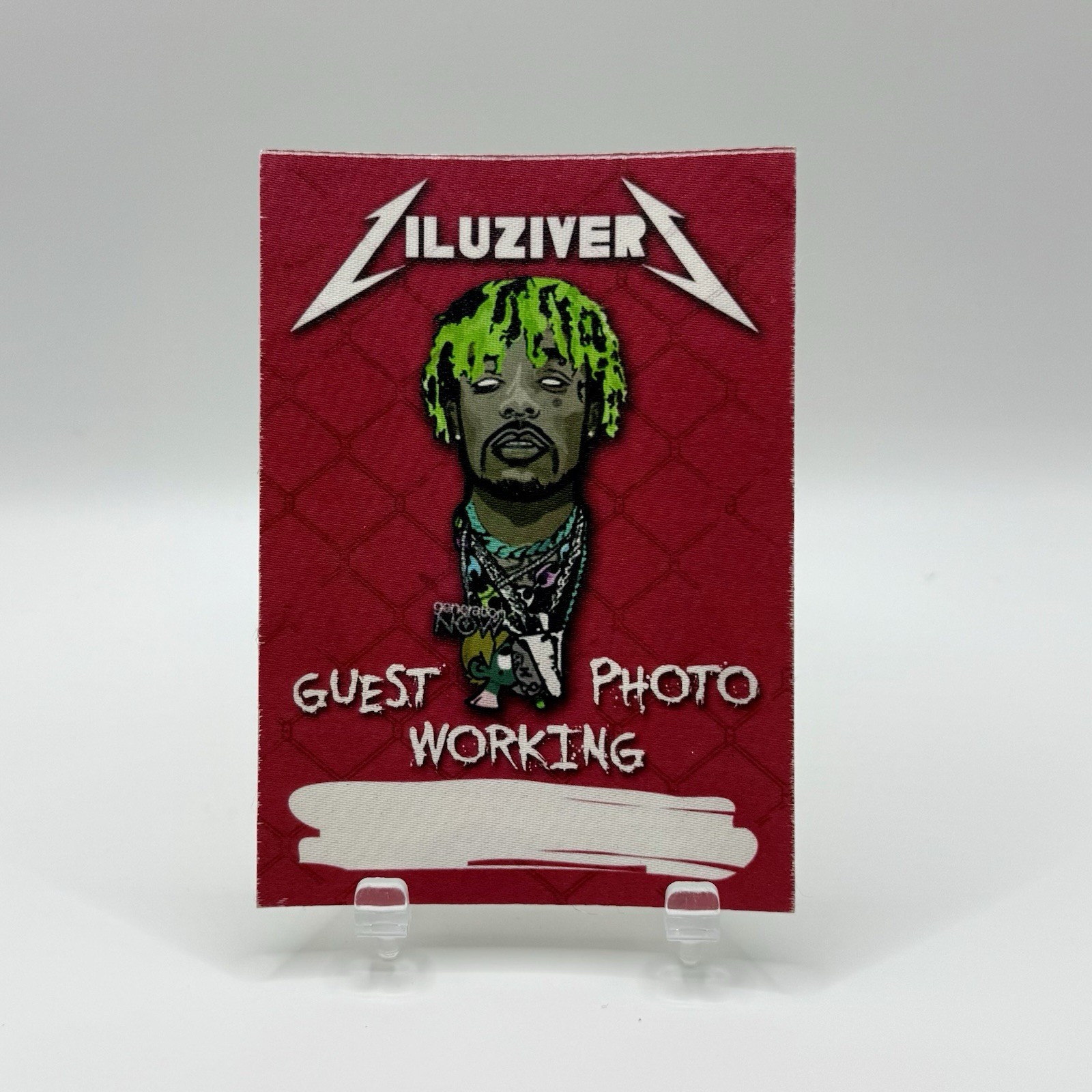 Lil Uzi Vert 2019 Rare Guest/Photo/Working Satin Sticky Pass Unused Lil Uzi Vert 2019 Rare Guest/Photo/Working Satin Sticky Pass Unused