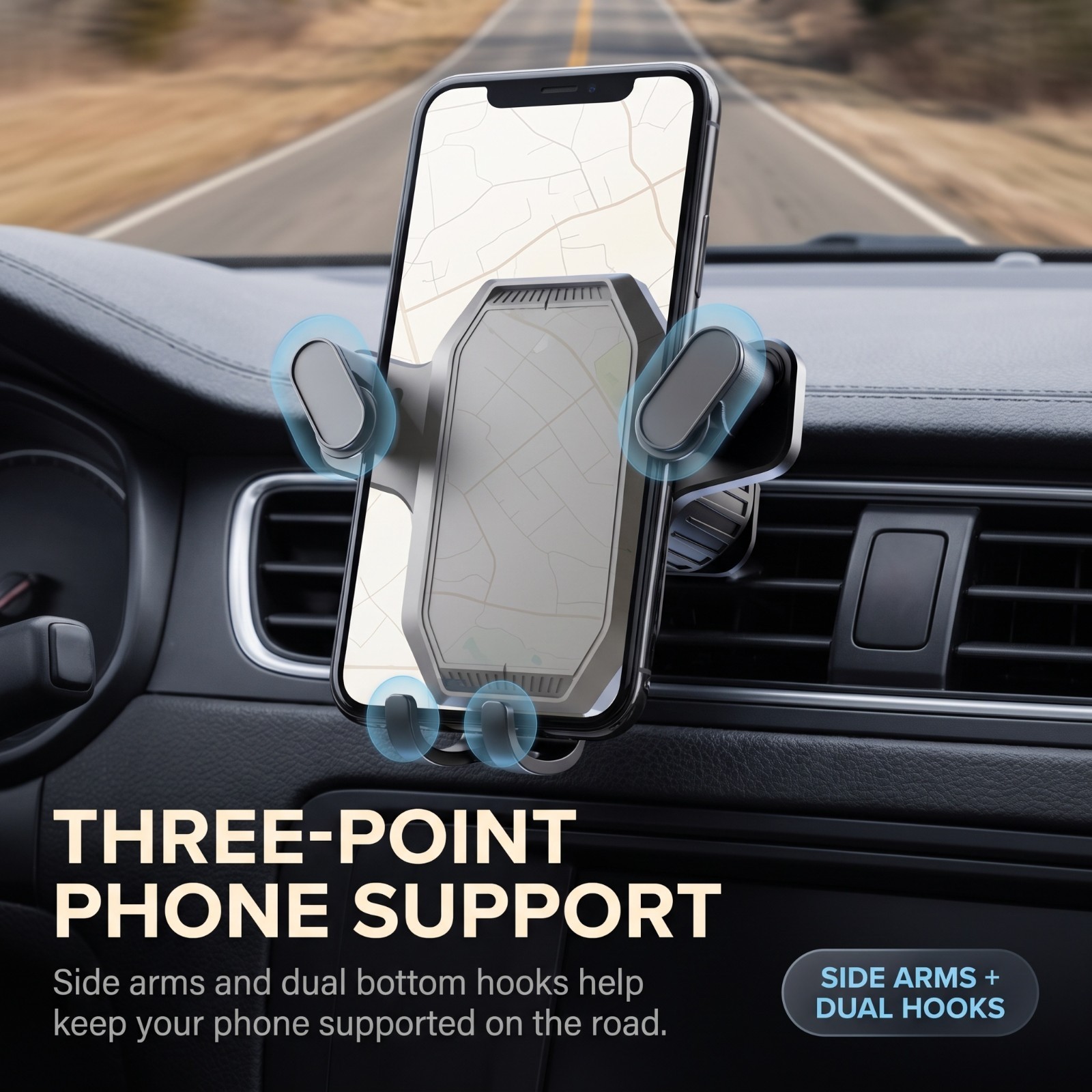 Stable Bracket Stand Car Accessories Navigation Hook Mount Car Phone Brackets