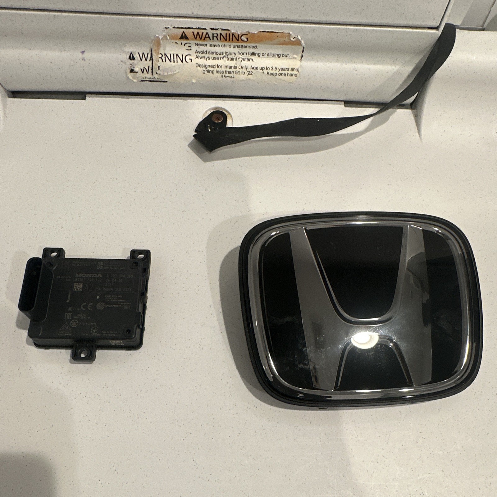 2023-2026 OEM Honda CR-V Front Radar Sensor & Logo Emblem
