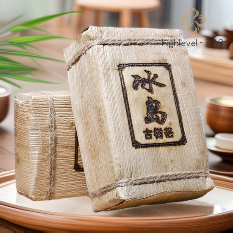 500g Ripe Puer Tea Brick Bingdao Gushu Yunnan Mountain Grown Aged Fragrance Tea