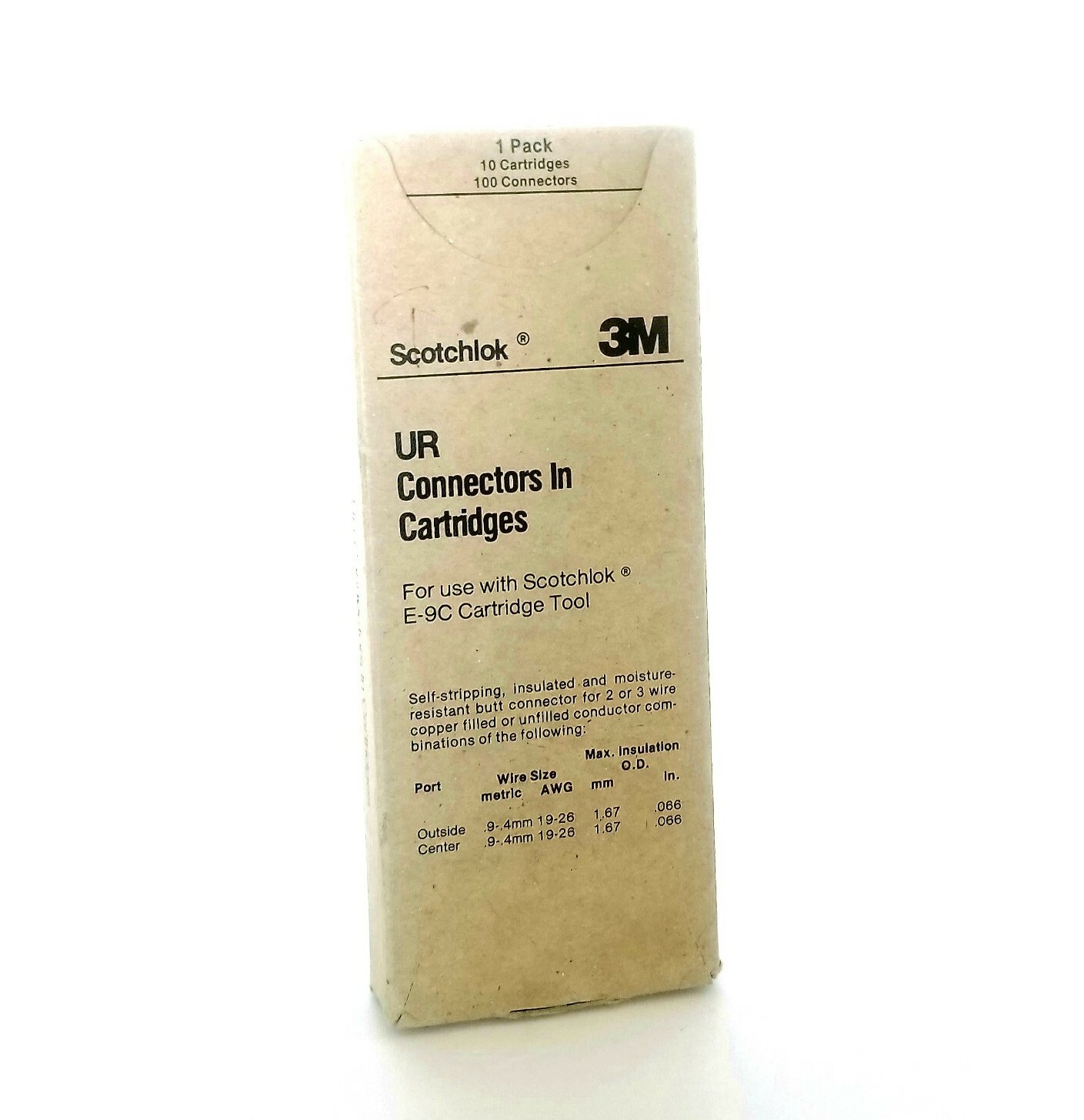 Scotchlok 3M UR 100-Count Connectors In 10 Cartridges Scotchlok 3M UR 100-Count Connectors In 10 Cartridges