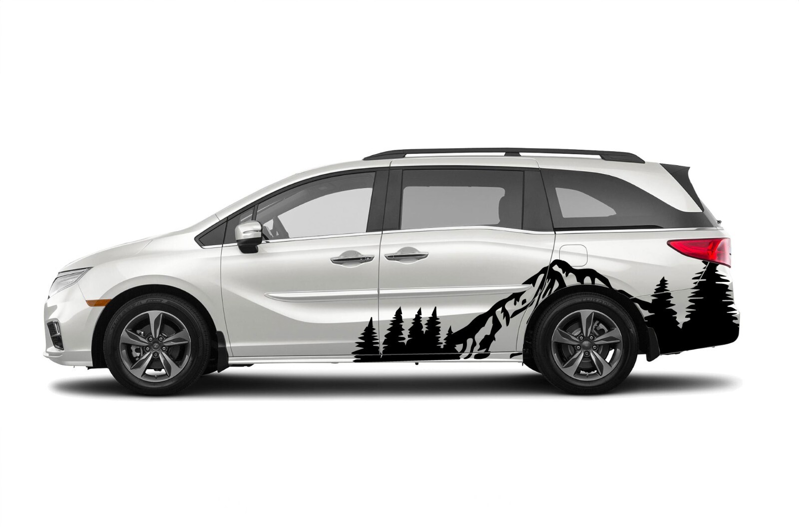 Mountains trees decal sticker graphic kit for Honda Odyssey RL6 2020 2021 vinyl
