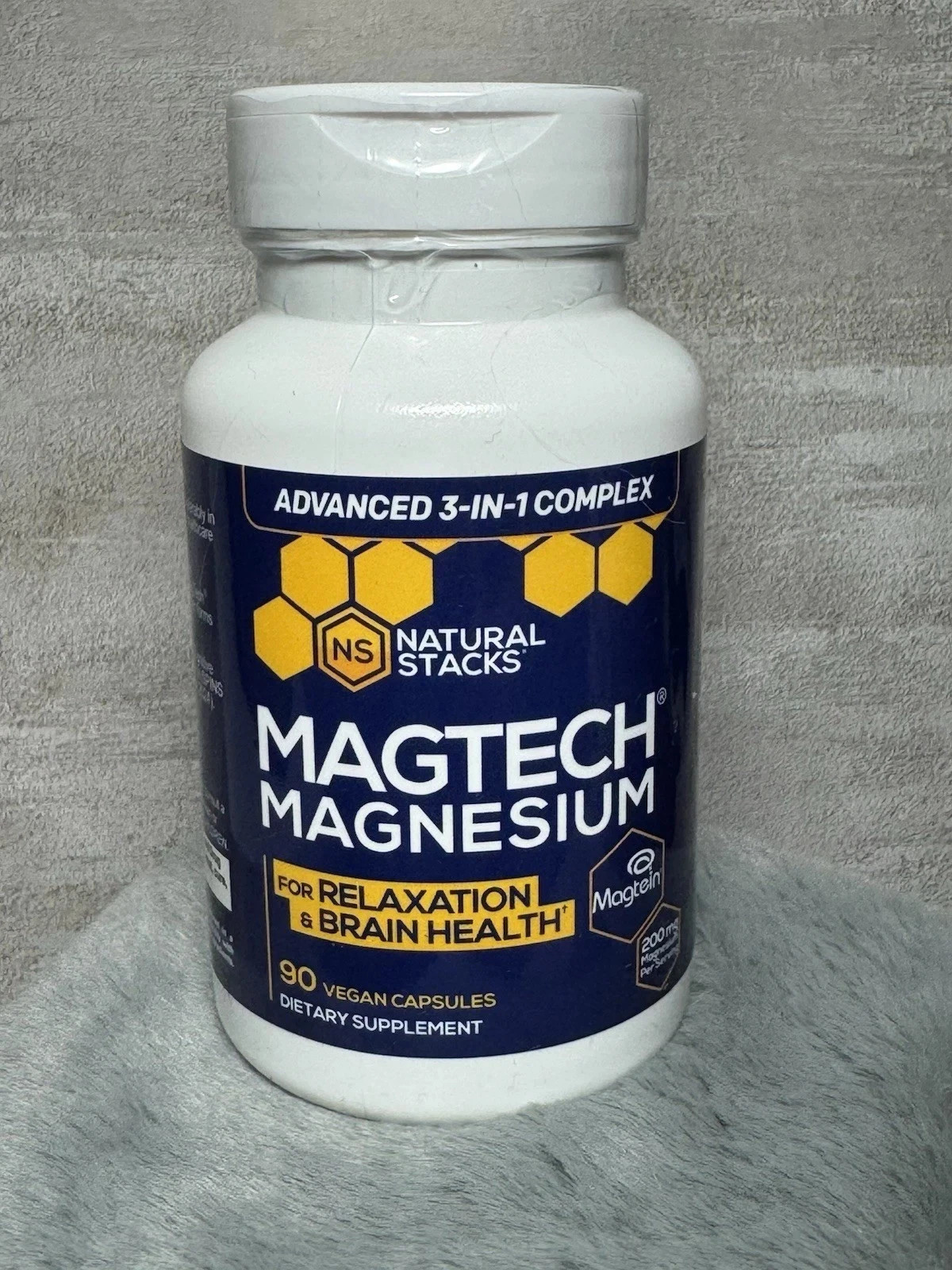 Natural Stacks MagTech Magnesium 90 Vegan Capsules