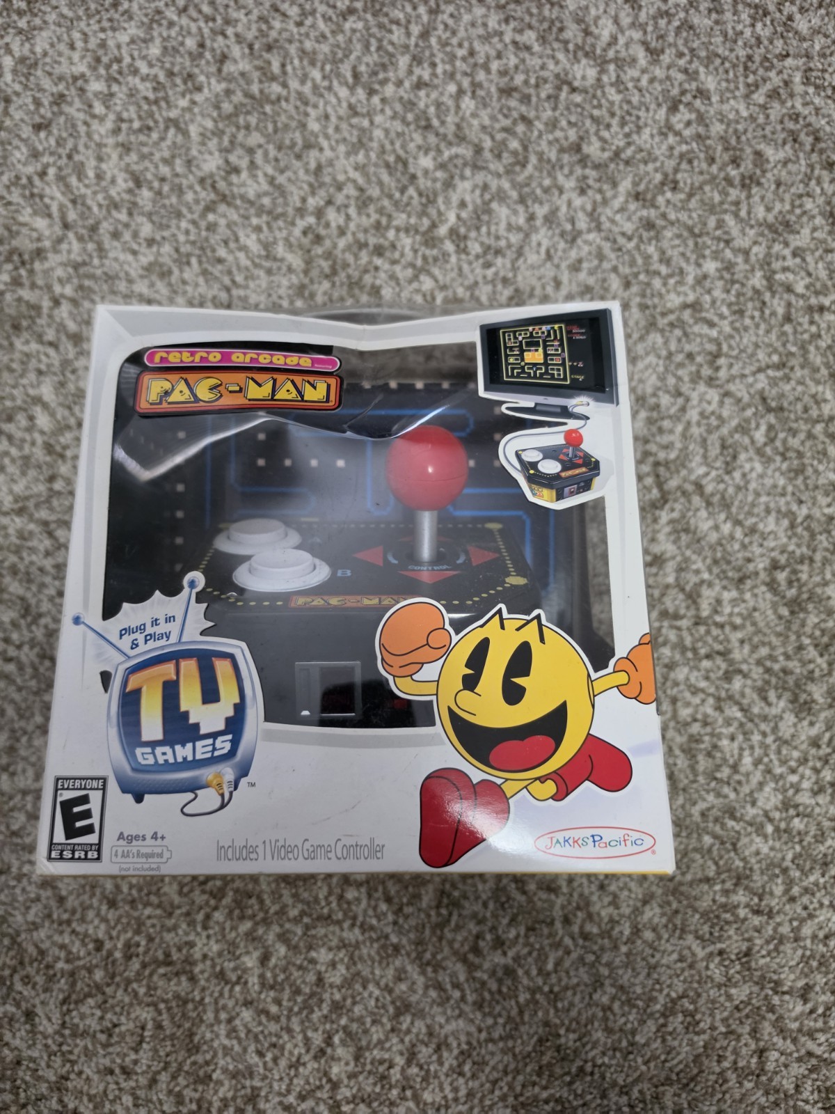 Jakks Pacific Retro Arcade Pac-Man 2009 TV Games # 03563 New