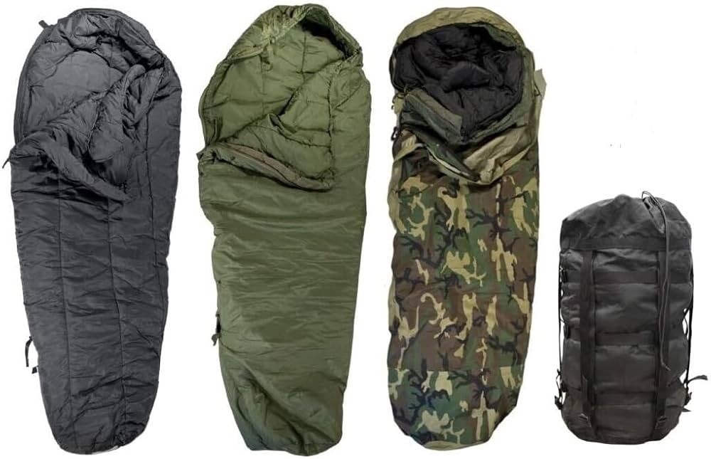 USGI Modular Sleep System Woodland MSS 4 pc Military Sleep System Woodland USGI Modular Sleep System Woodland MSS 4 pc Military Sleep System Woodland