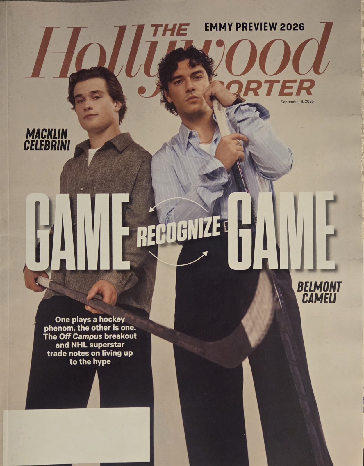 BELMONT CAMELI/MACKLIN CELEBRINI - HOLLYWOOD REPORTER - September 9, 2026 - New BELMONT CAMELI/MACKLIN CELEBRINI - HOLLYWOOD REPORTER - September 9, 2026 - New
