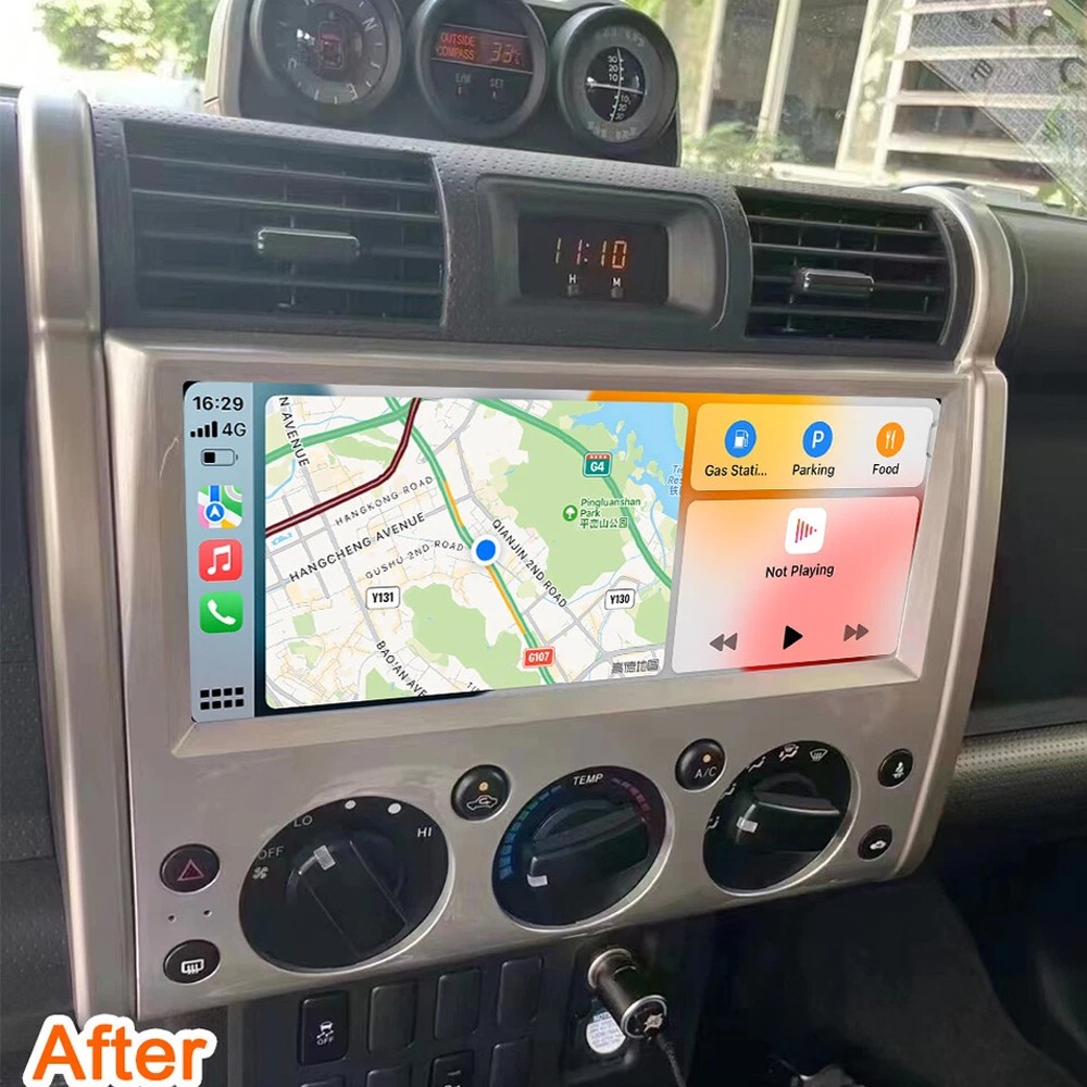 12.3Inch Car Stereo Radio For Toyota FJ Land Cruiser 2006-2022 GPS Carplay Navi