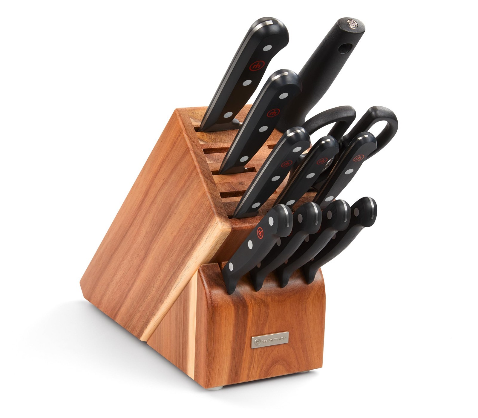 12-Piece Gourmet Knife Block Set - High-Quality Kitchen Cutlery, Sharp & Durable