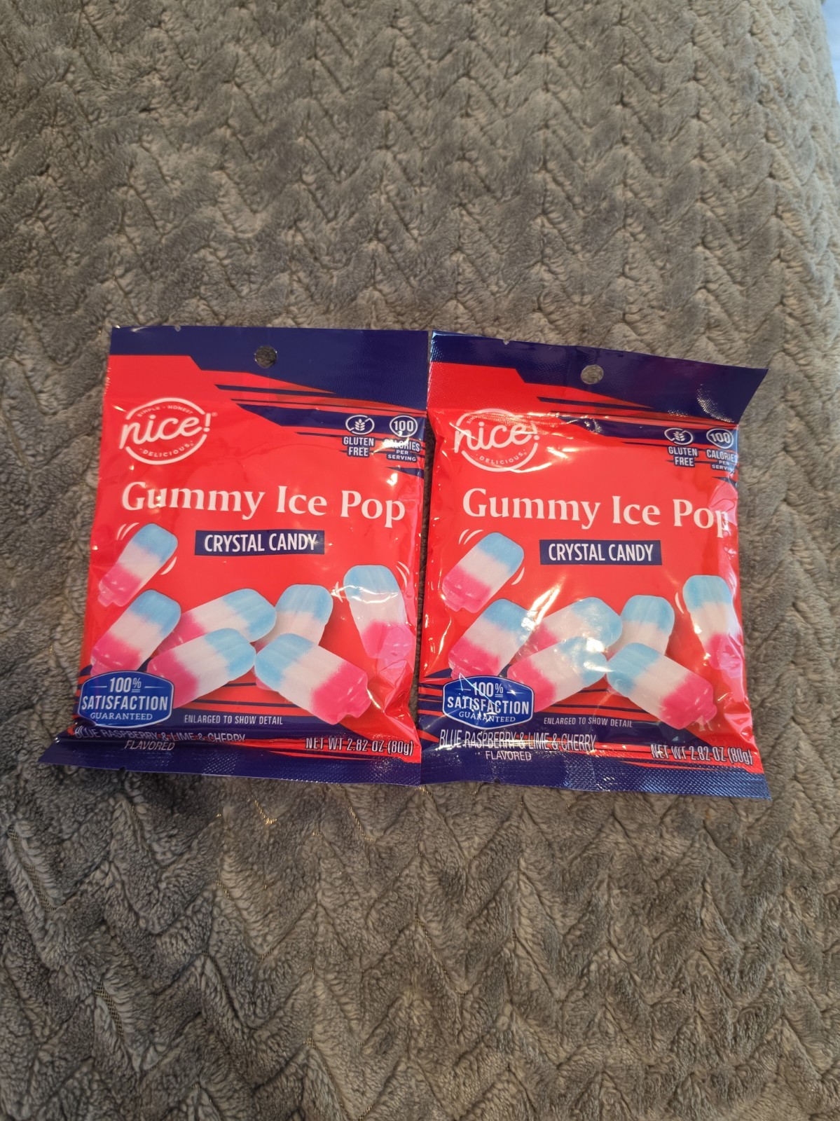 Nice Gummy Ice Pops Crystal Candy Walgreens Viral Candy TikTok LOT of 2 NEW Nice Gummy Ice Pops Crystal Candy Walgreens Viral Candy TikTok LOT of 2 NEW
