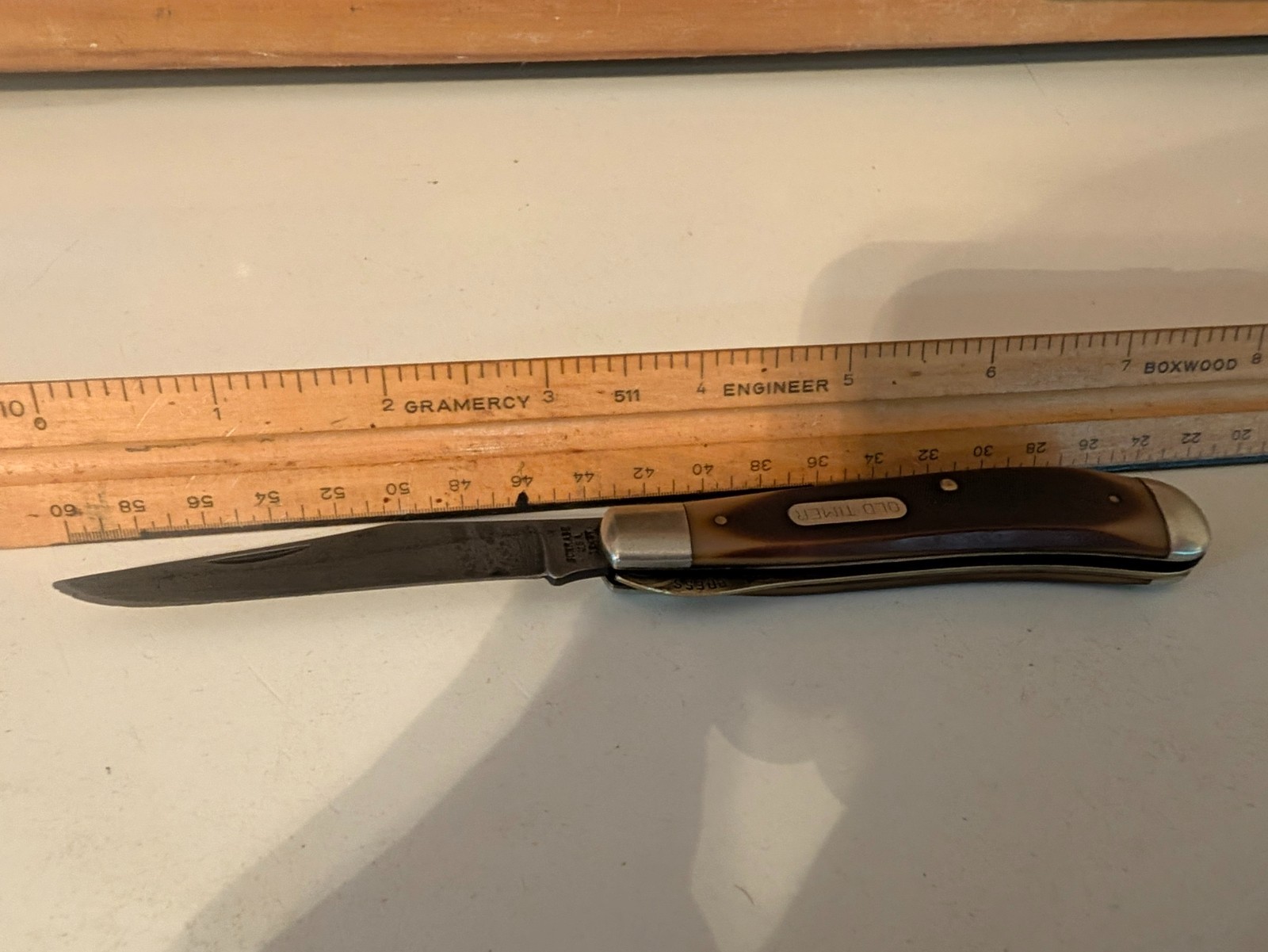 Vintage Schrade Old Timer single locking blade pocket knife 1948T, USA