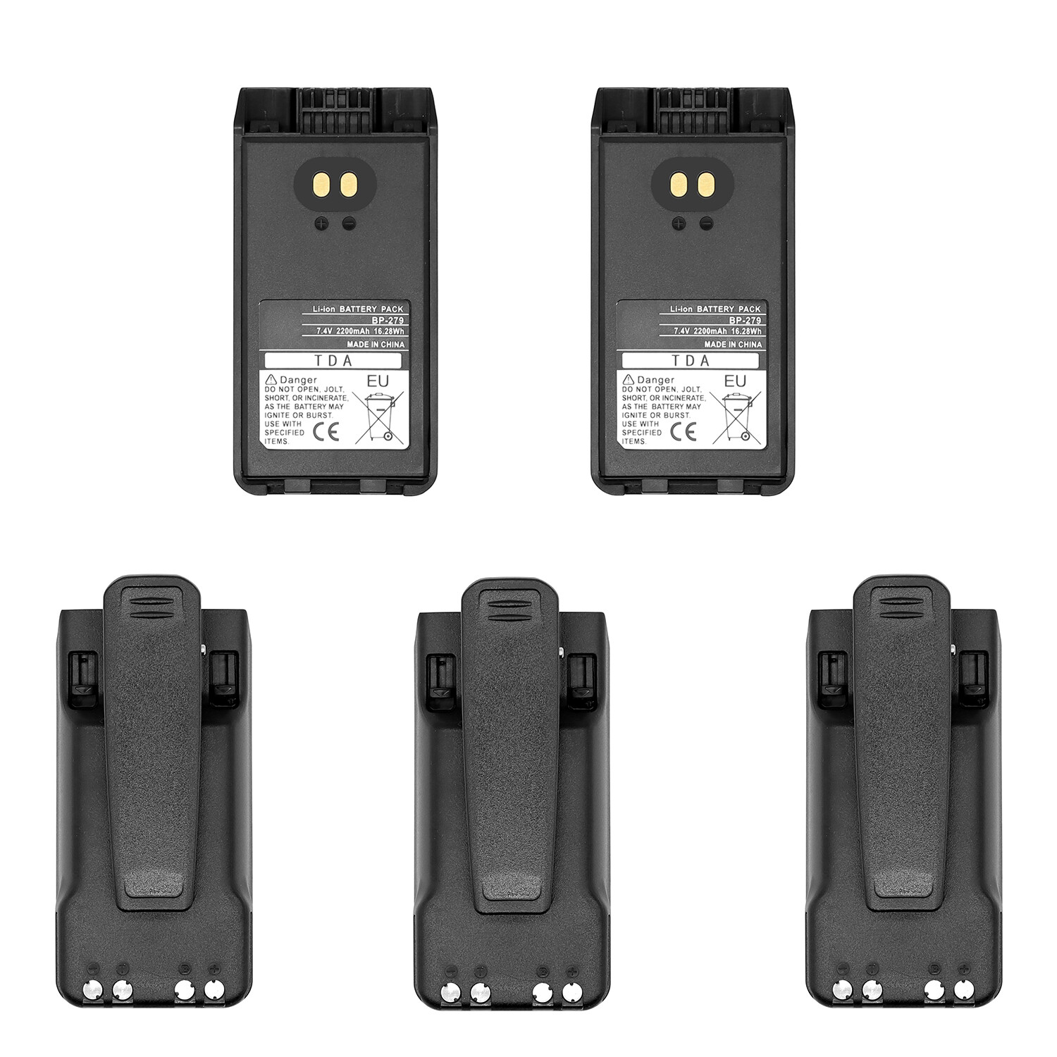 5 / 10 Pack Li-ion Battery for ICOM F1000 FT-2000 BP-279 BP-280 Walkie Talkie