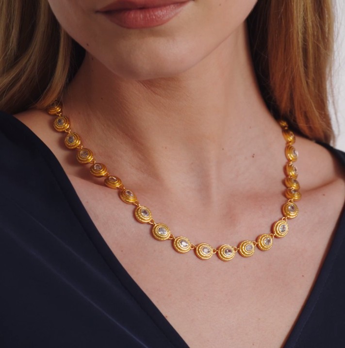 Julie Vos Tudor Tennis Necklace