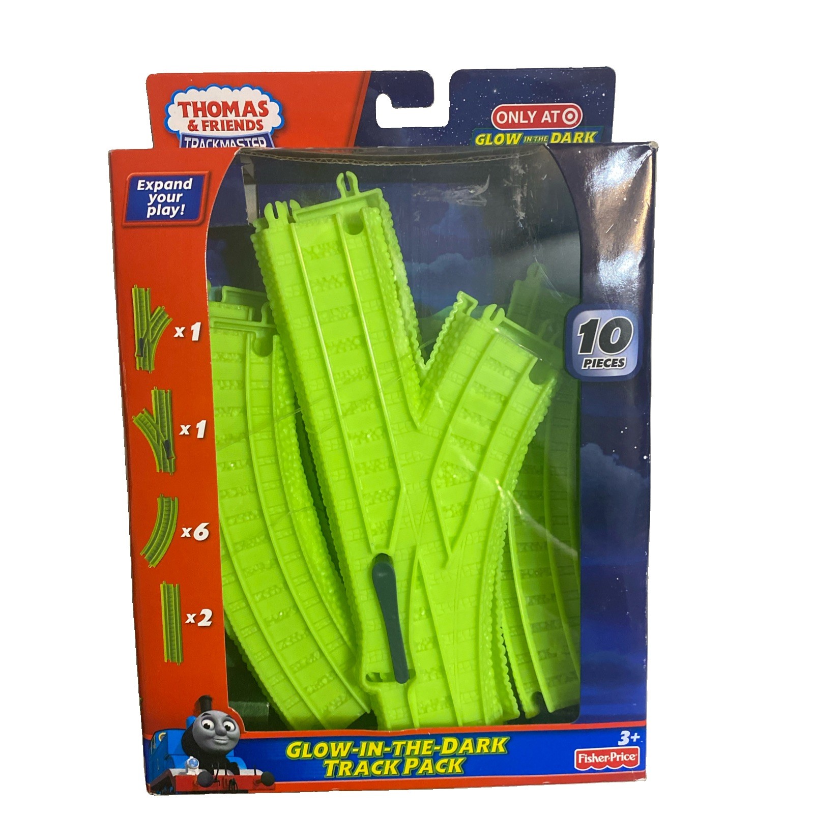 Thomas & Friends TrackMaster 10 Piece Glow In The Dark Track Pack Fisher Price