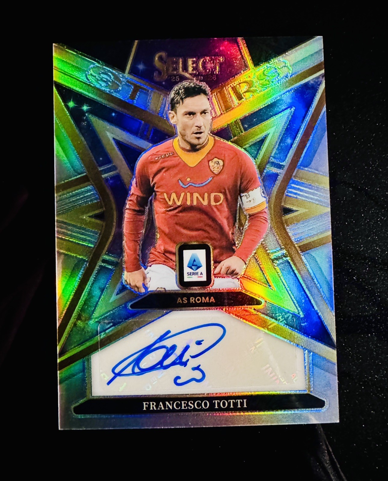 Francesco Totti 2025-26 Select Serie A Stars AUTO #ST-FT Roma Francesco Totti 2025-26 Select Serie A Stars AUTO #ST-FT Roma