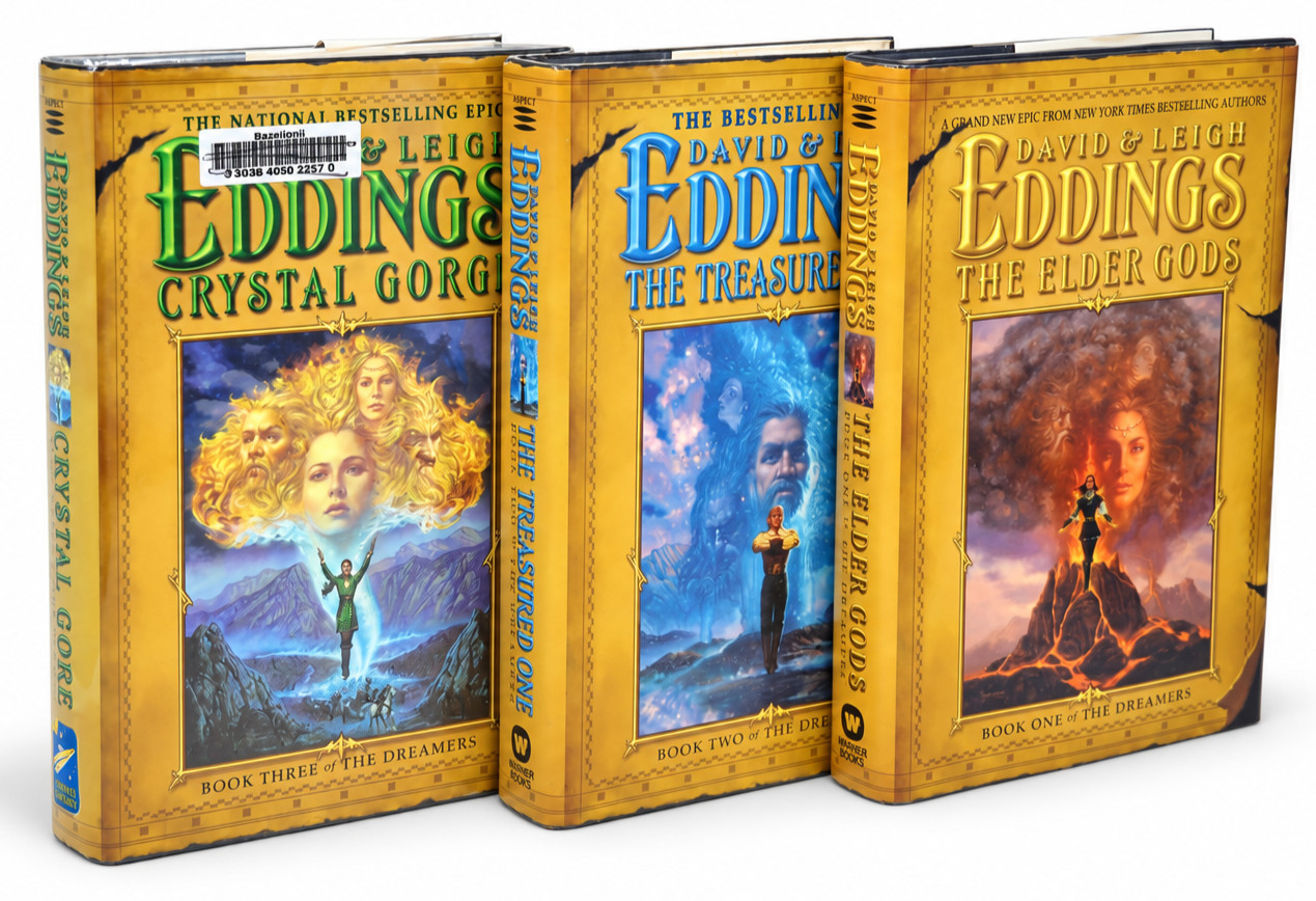 David Eddings The Dreamers Series Books 1 2 3 HB/DJ 1st Editions / Printing