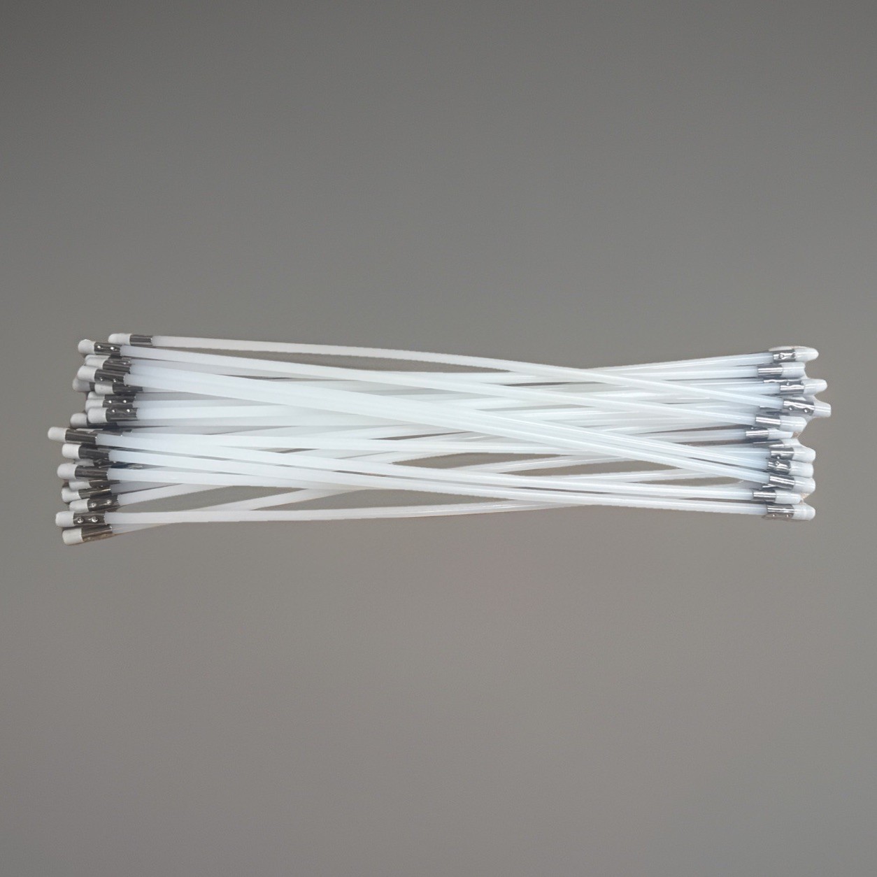 24pc Clear Nylon Chimney & Dryer Vent Cleaning Rods New w/Dust Caps 🌯
