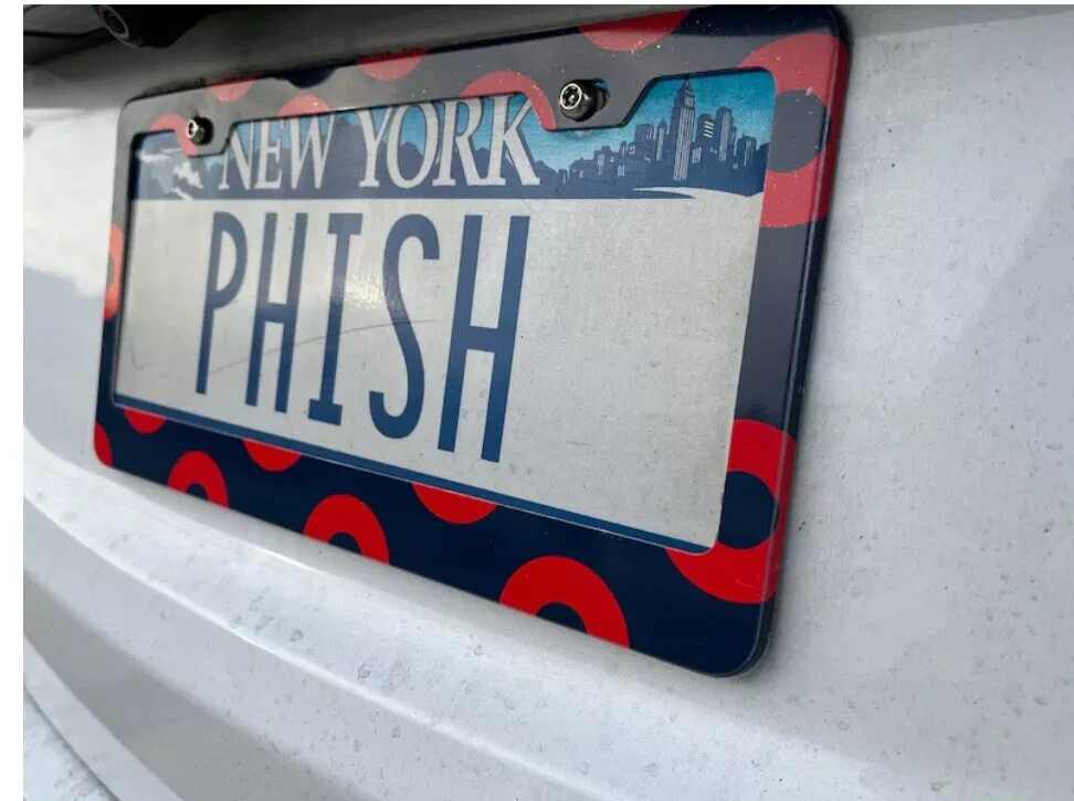Phish : Metal Donut License Plate Frame Phish : Metal Donut License Plate Frame