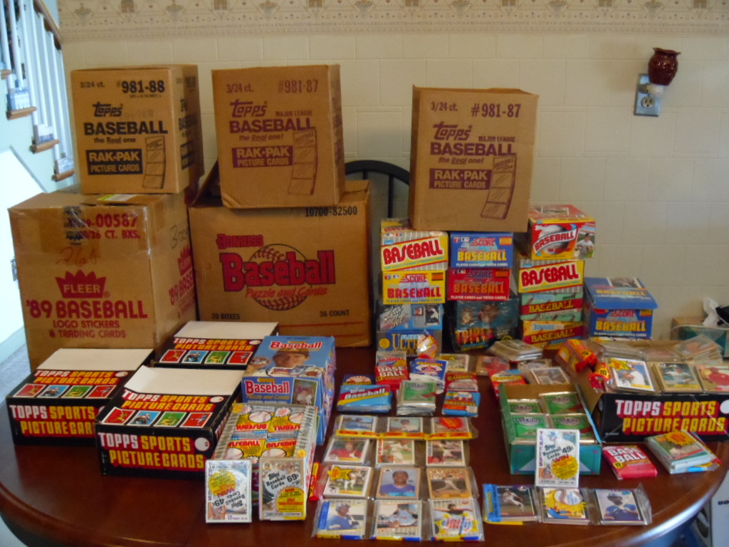 Old Vintage Baseball Cards In Their Original Sealed Packs FREE MICKEY MANTLE