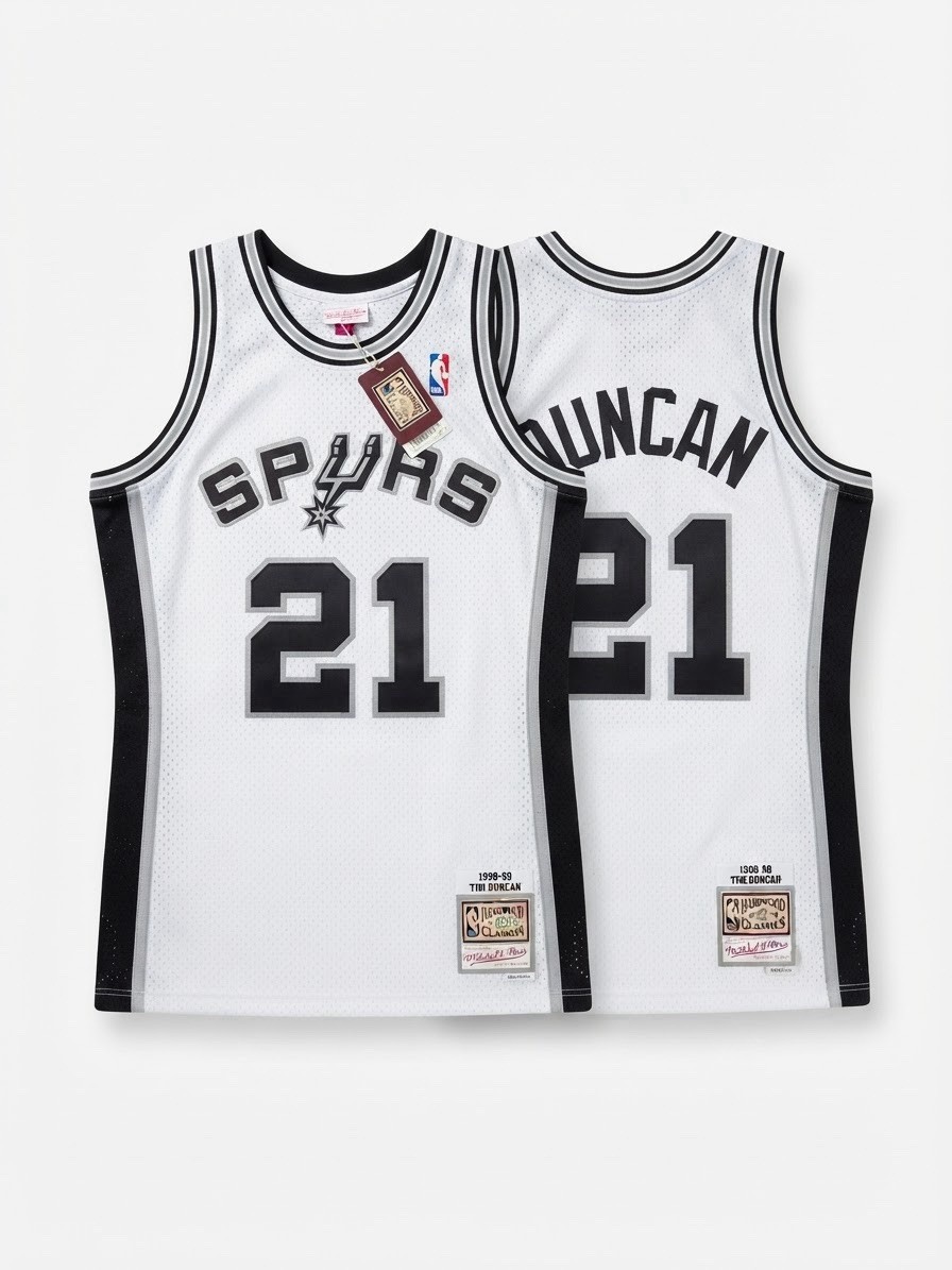 MITCHELL & NESS TIM DUNCAN SAN ANTONIO SPURS 98-99 VINTAGE HARDWOOD CLASSICS SM MITCHELL & NESS TIM DUNCAN SAN ANTONIO SPURS 98-99 VINTAGE HARDWOOD CLASSICS SM